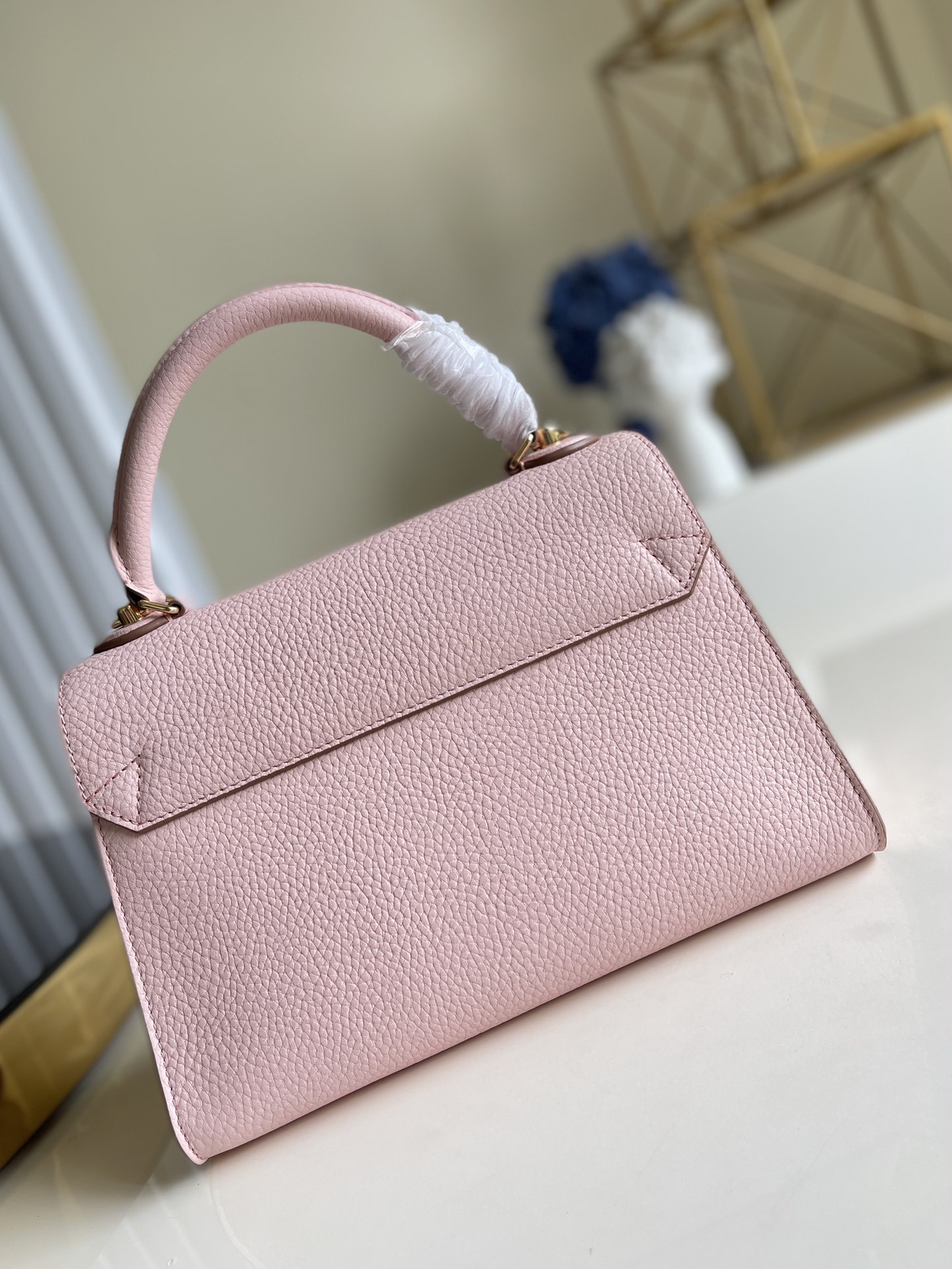 Original Copy Louis Vuitton M57897 MM Twist One Handle Handbag Pink