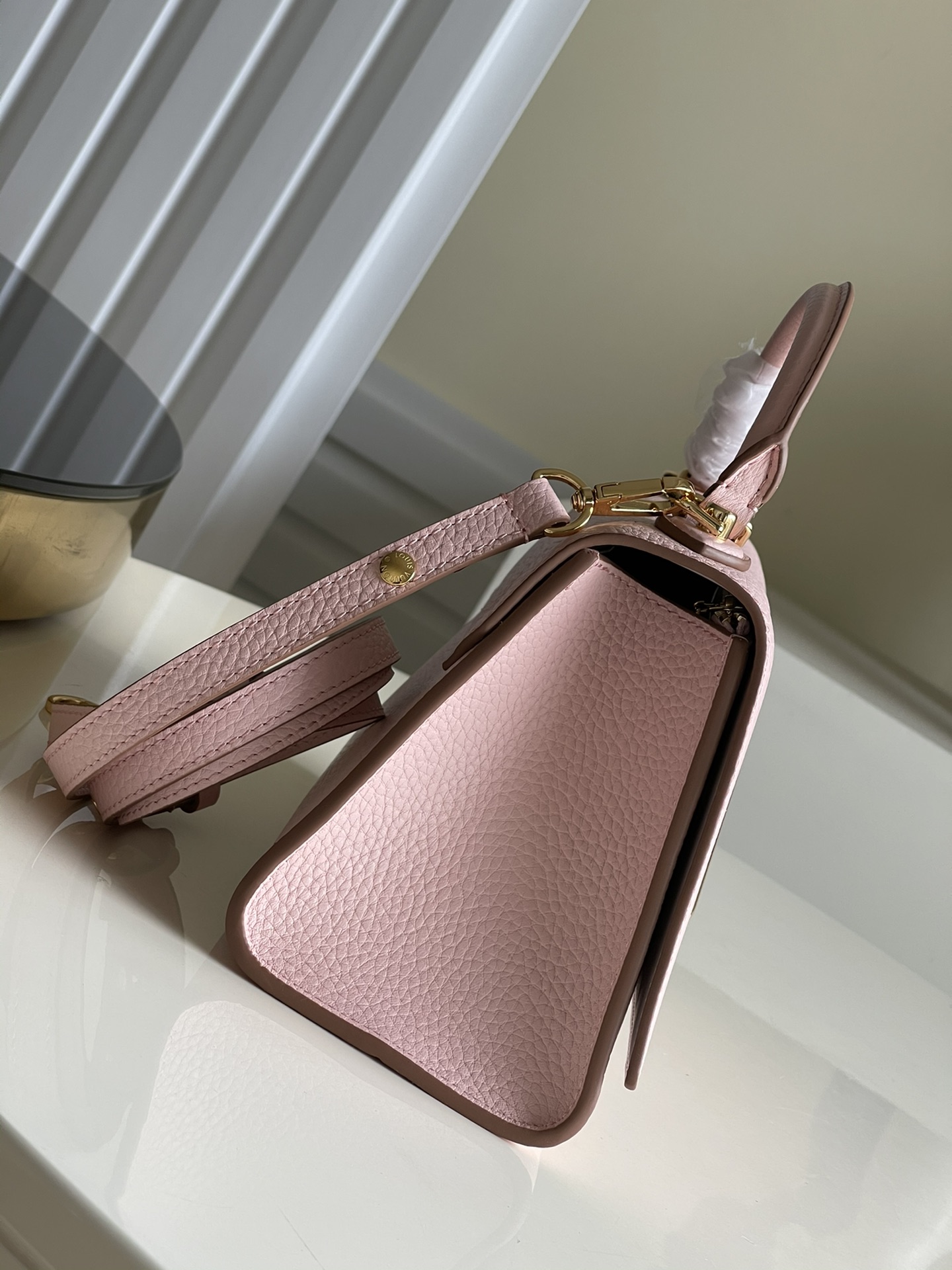 Original Copy Louis Vuitton M57897 PM Twist One Handle Handbag Pink