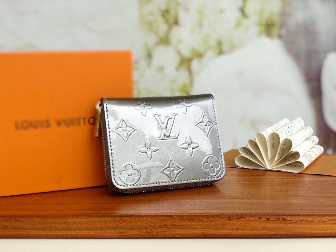 Original Copy Louis Vuitton M60067 Metallic Taupe Grey Wallet