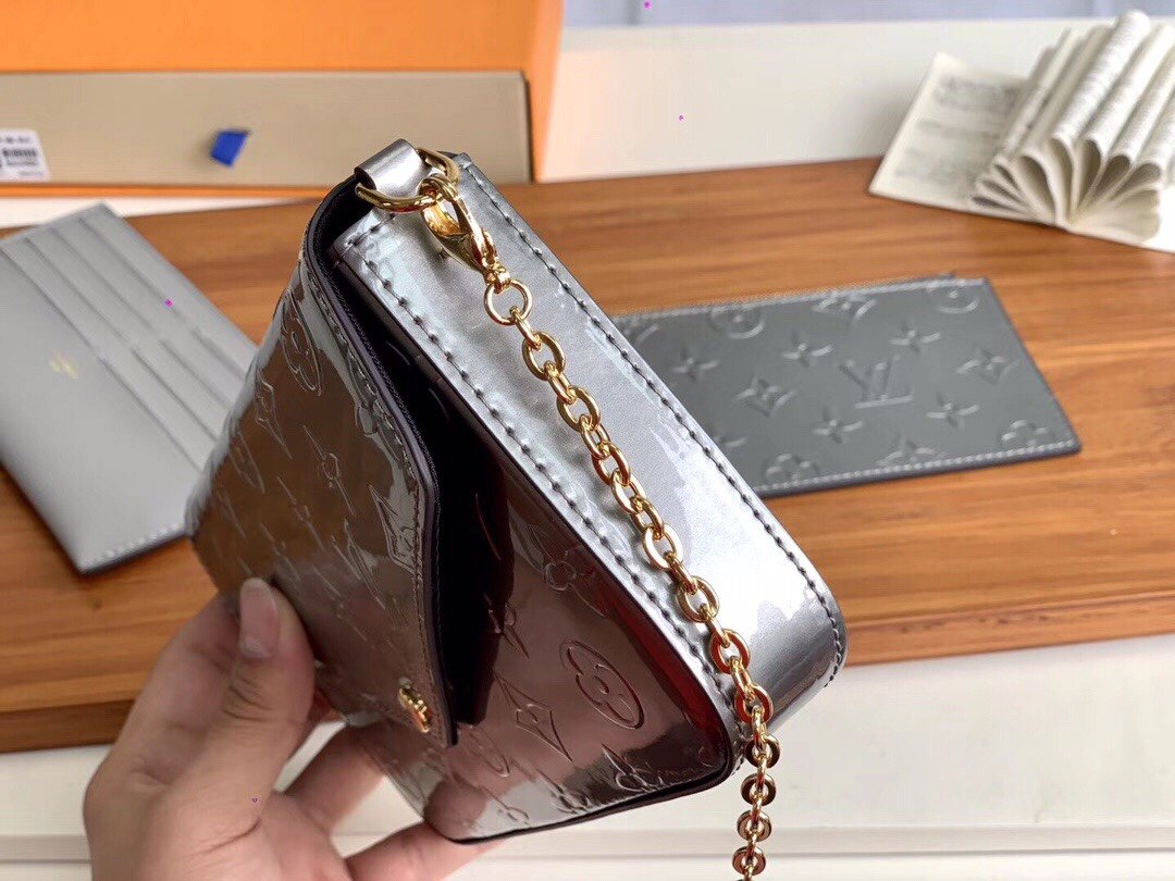 Original Copy Louis Vuitton M68648 Metallic Taupe Grey Wallet