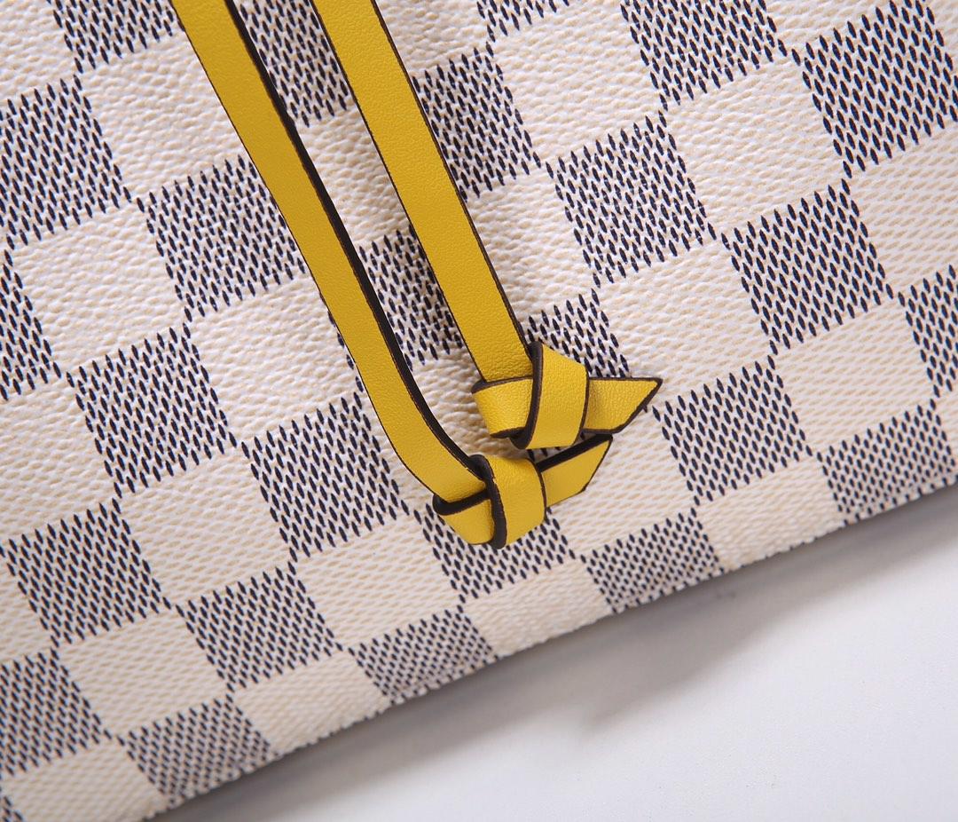 Original Copy Louis Vuitton N40151 NeoNoe Damier Azur Canvas Eau de Pineapple Yellow