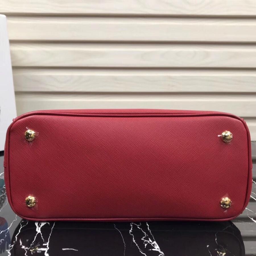 Original Copy Prada Galleria Small Saffiano Leather Bag Red 1BA863