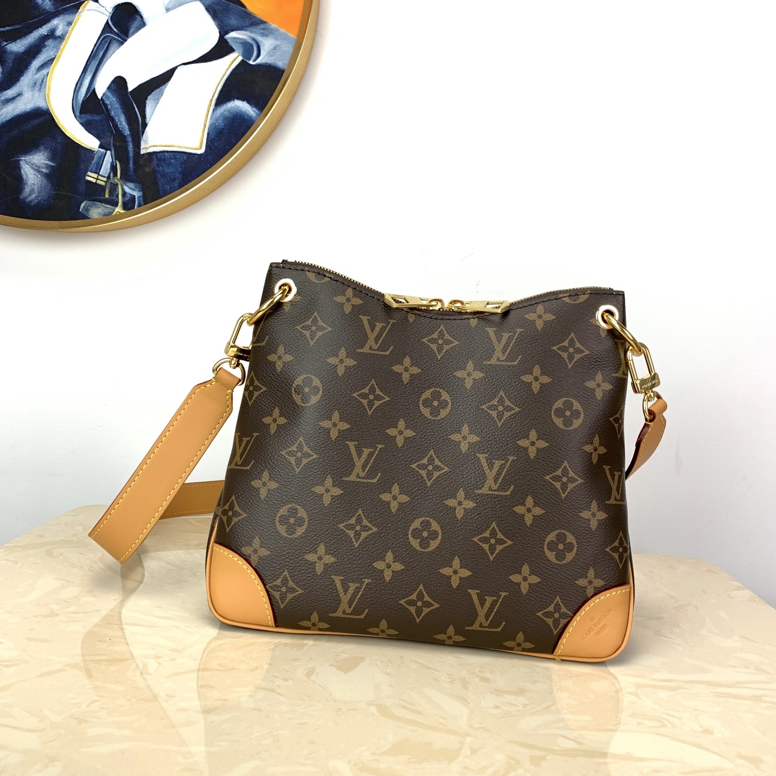 Perfect Replica Louis Vuitton M45352 Odeon MM Stylish and Functional Shoulder Bag Monogram Coated Canvas