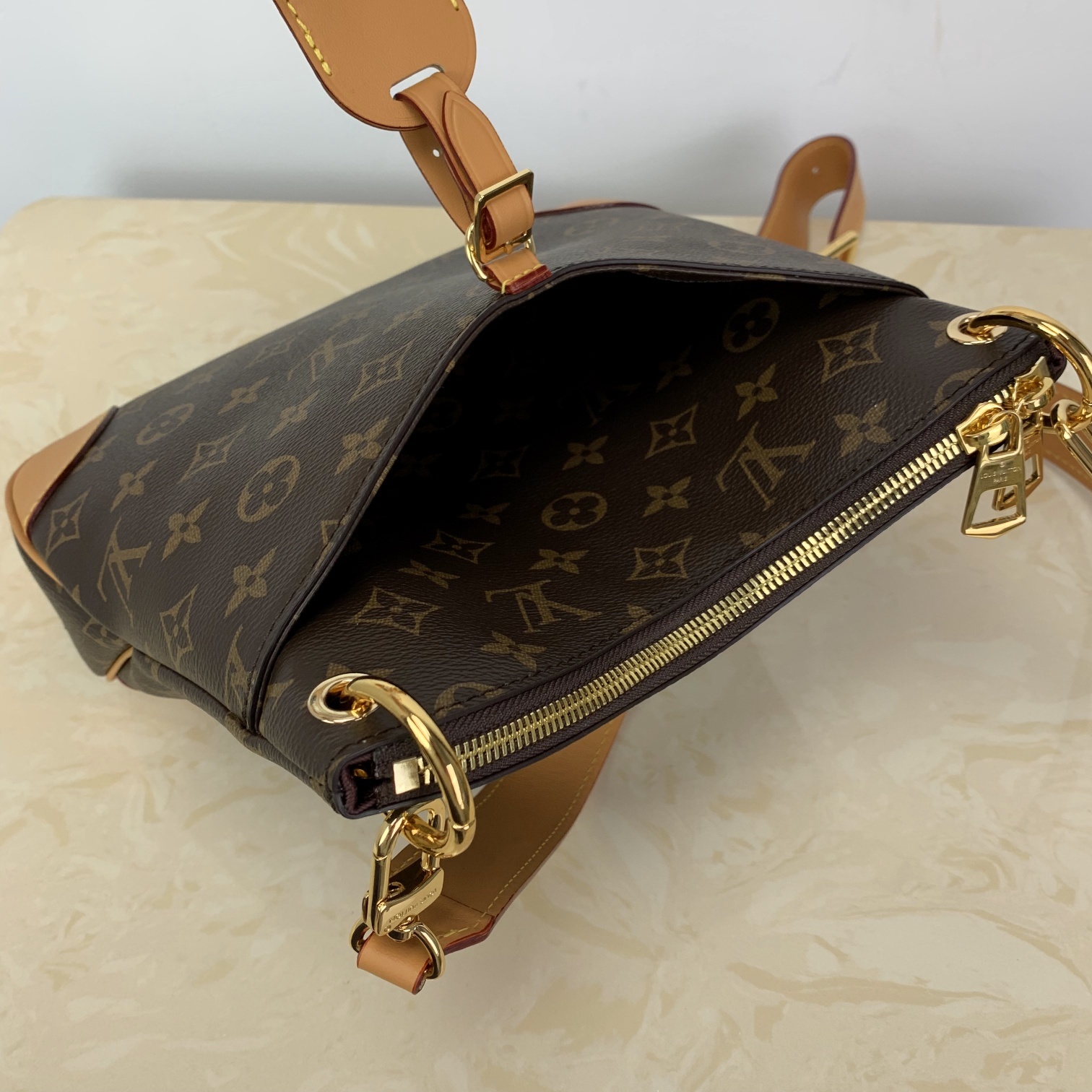 Perfect Replica Louis Vuitton M45352 Odeon MM Stylish and Functional Shoulder Bag Monogram Coated Canvas