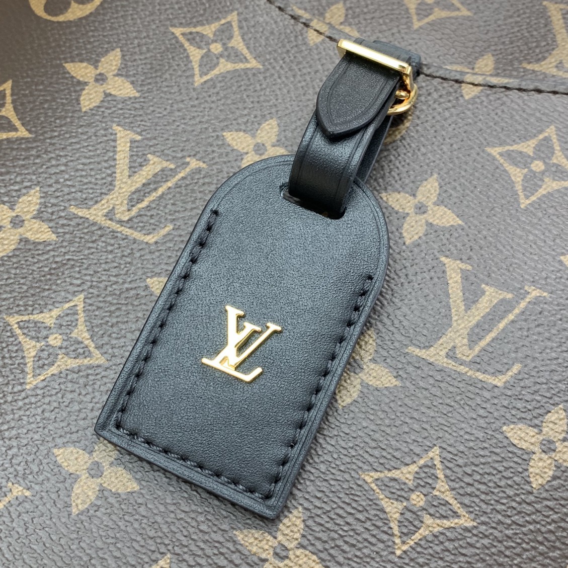 Perfect Replica Louis Vuitton M45355 Odeon MM Stylish and Functional Shoulder Bag Monogram Coated Canvas Black