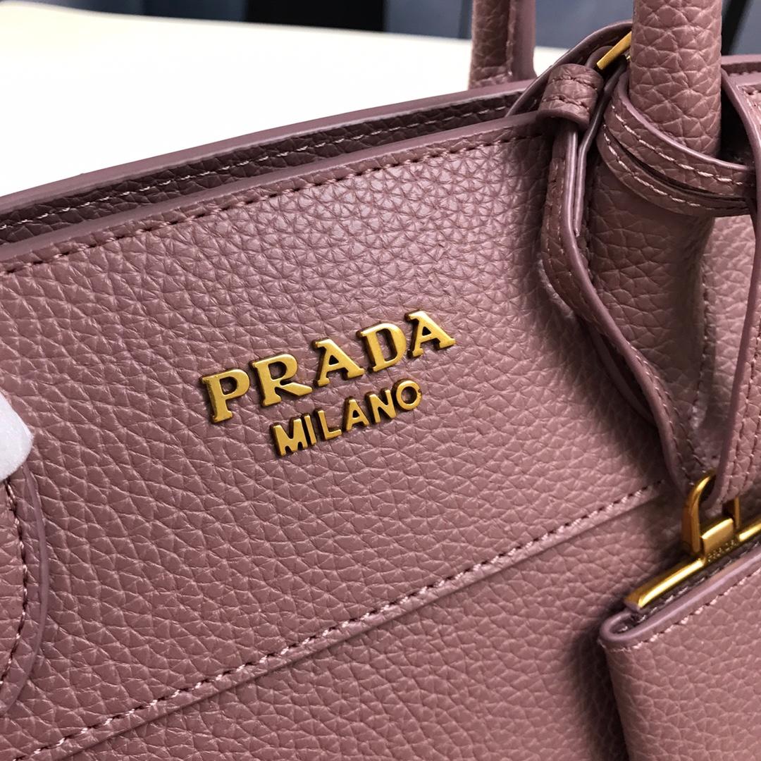 Prada 1BA047 Women Esplanade Leather Bag Rose