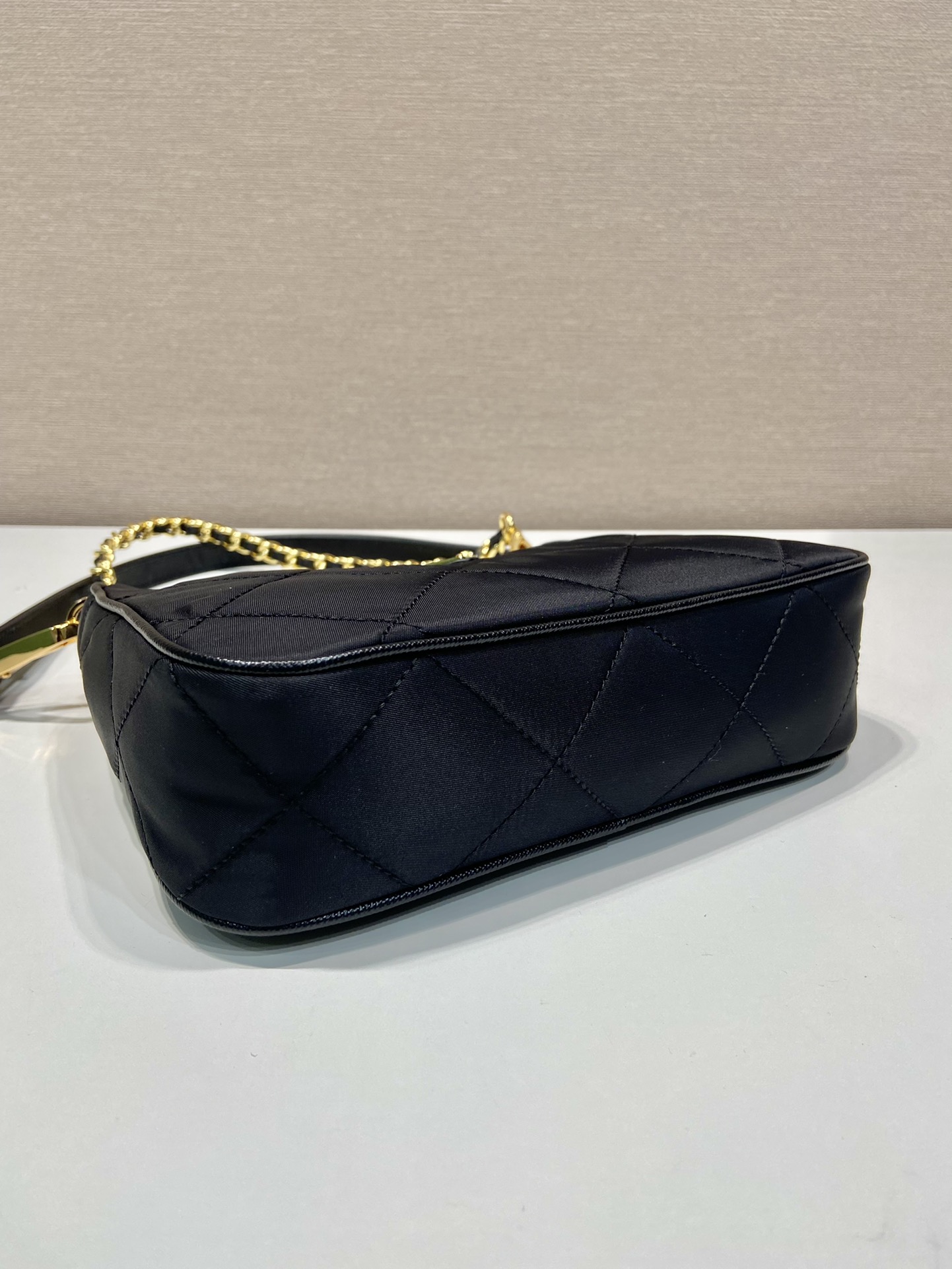 Prada 1BC204 Re-Edition Saffiano Leather Mini-Bag Black