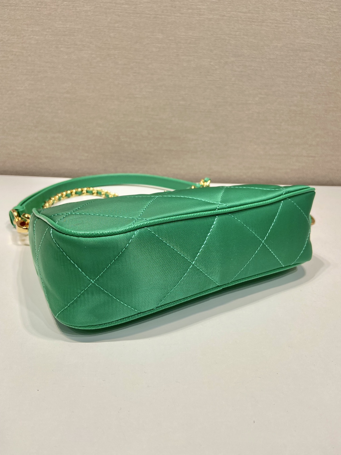 Prada 1BC204 Re-Edition Saffiano Leather Mini-Bag Green