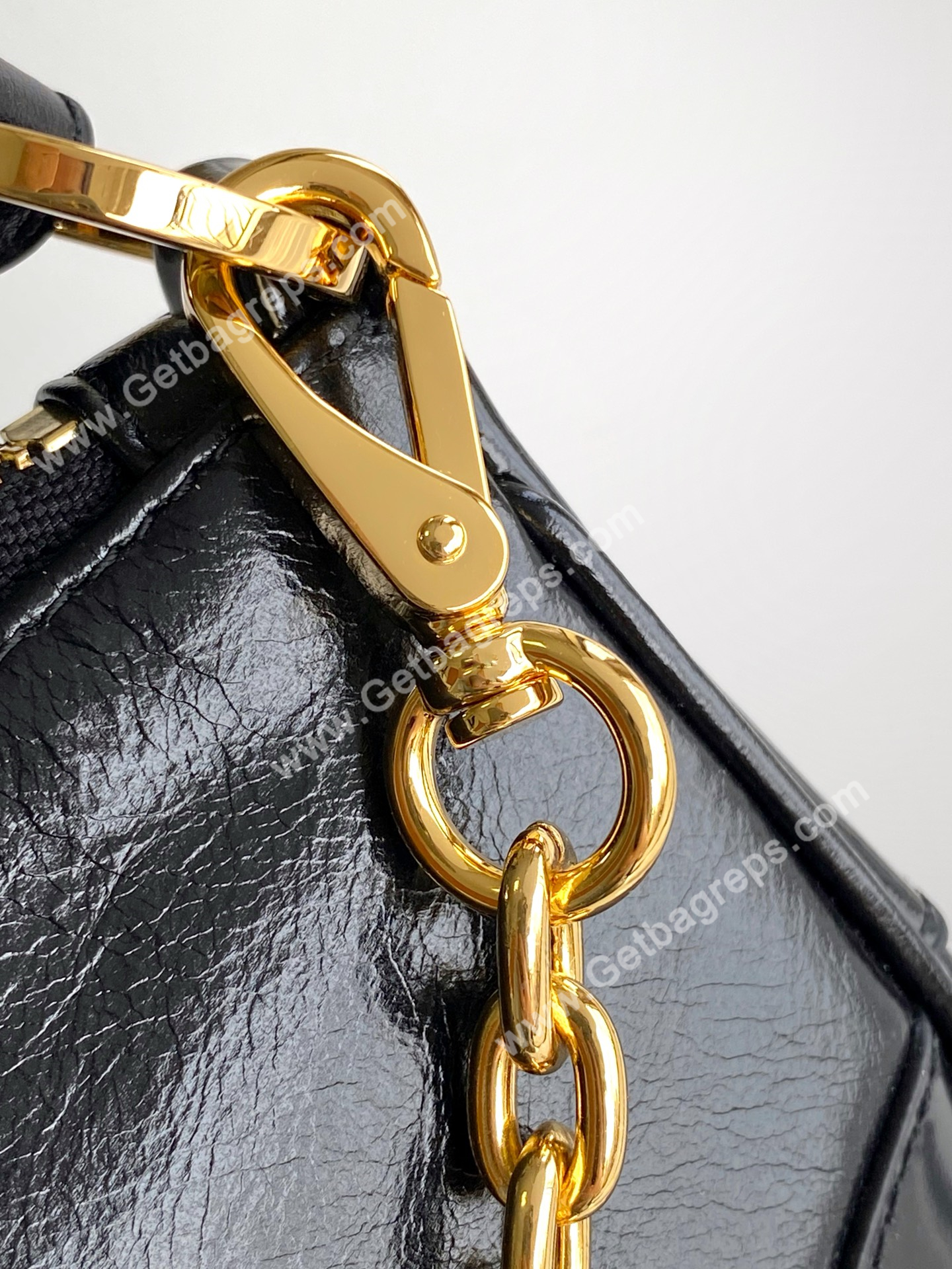 Prada 1BC221Re-Edition 2002 Medium Leather Shoulder Bag Black