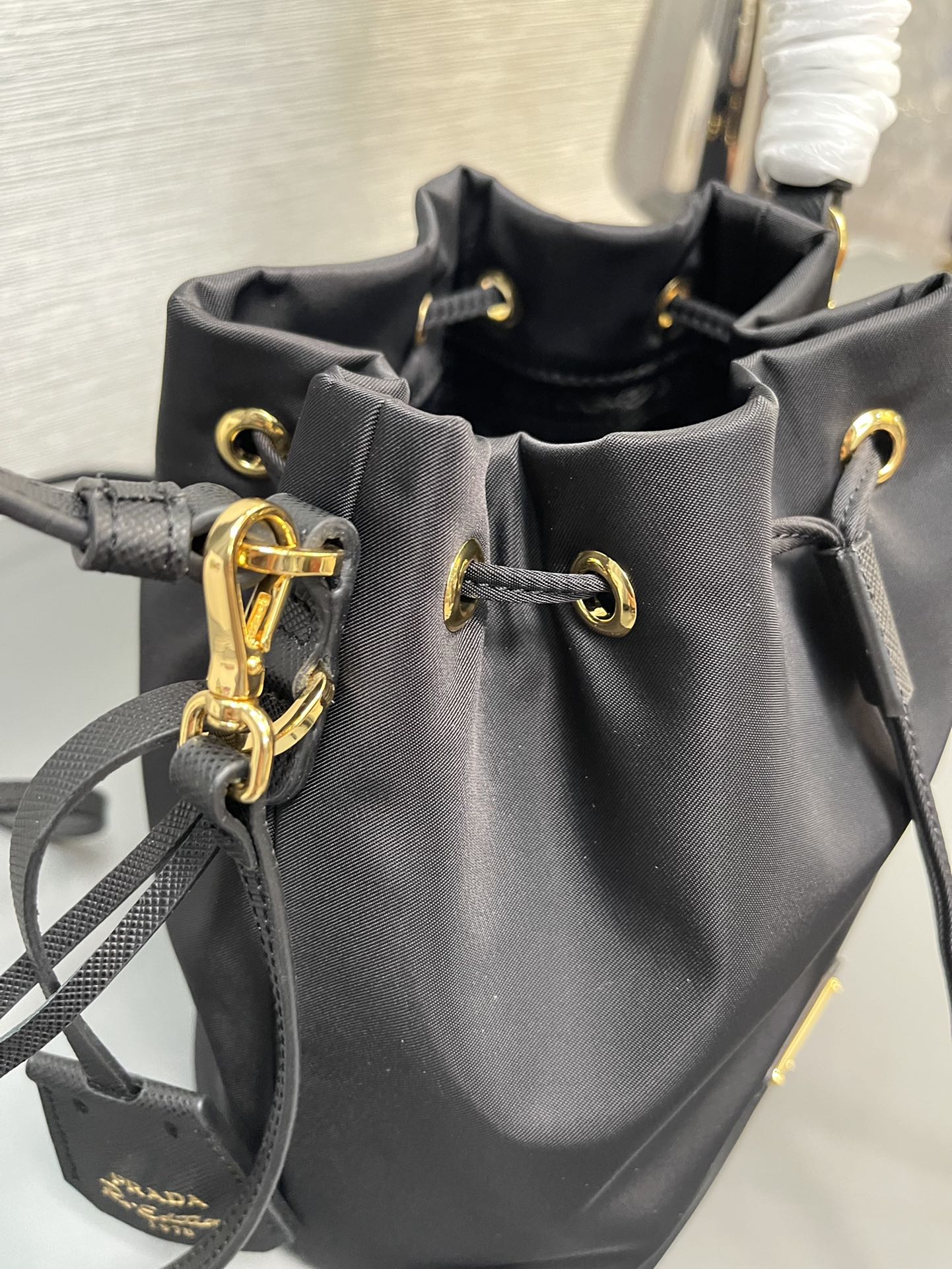 Prada 1BE067 Re-Edition 1978 Re-Nylon Mini-bag Black