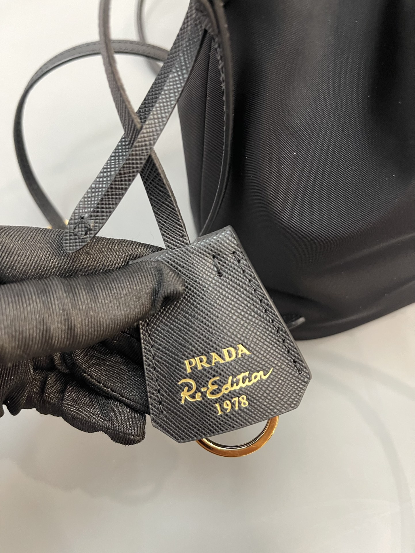 Prada 1BE067 Re-Edition 1978 Re-Nylon Mini-bag Black