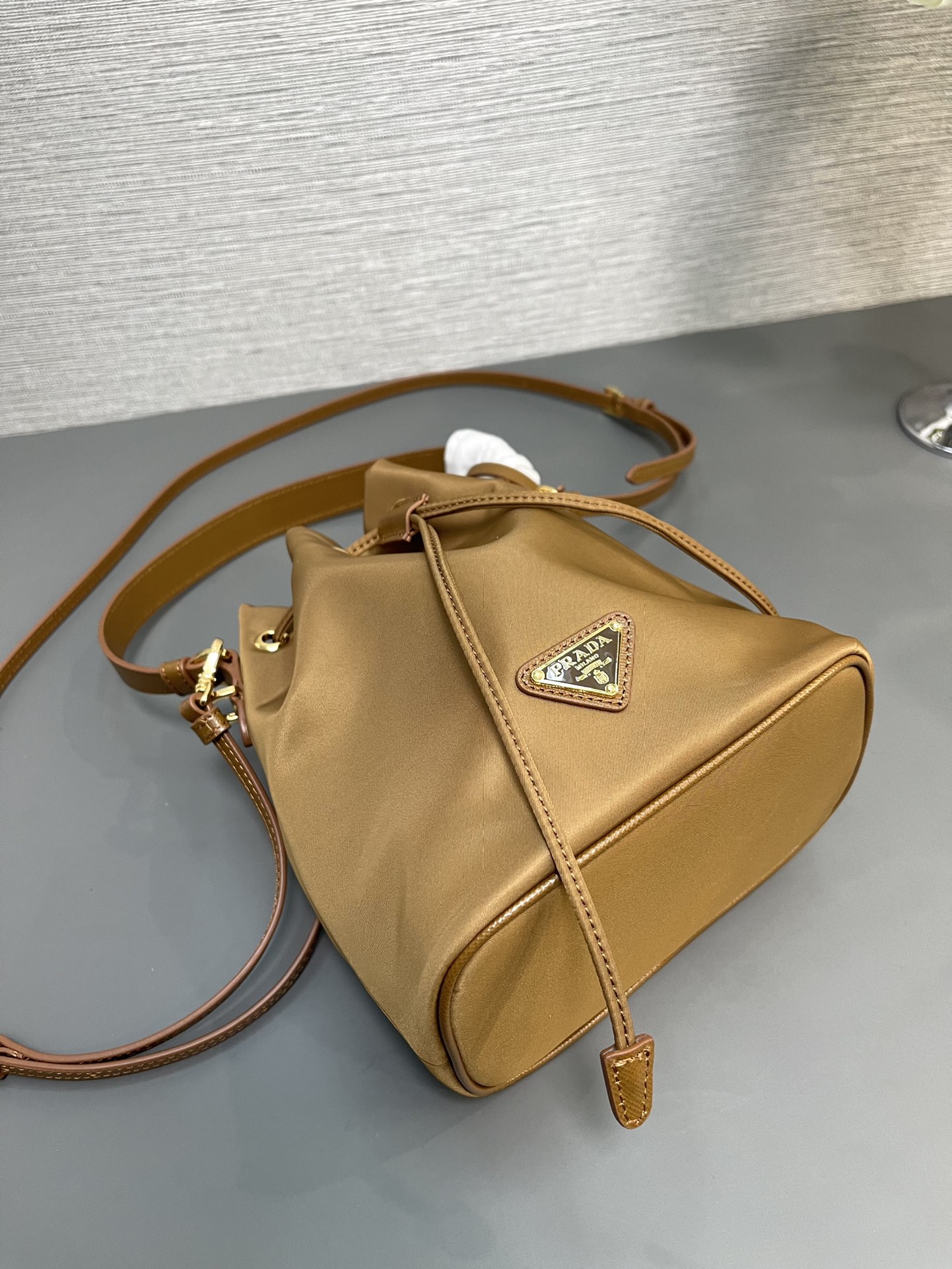 Prada 1BE067 Re-Edition 1978 Re-Nylon Mini-bag Brown