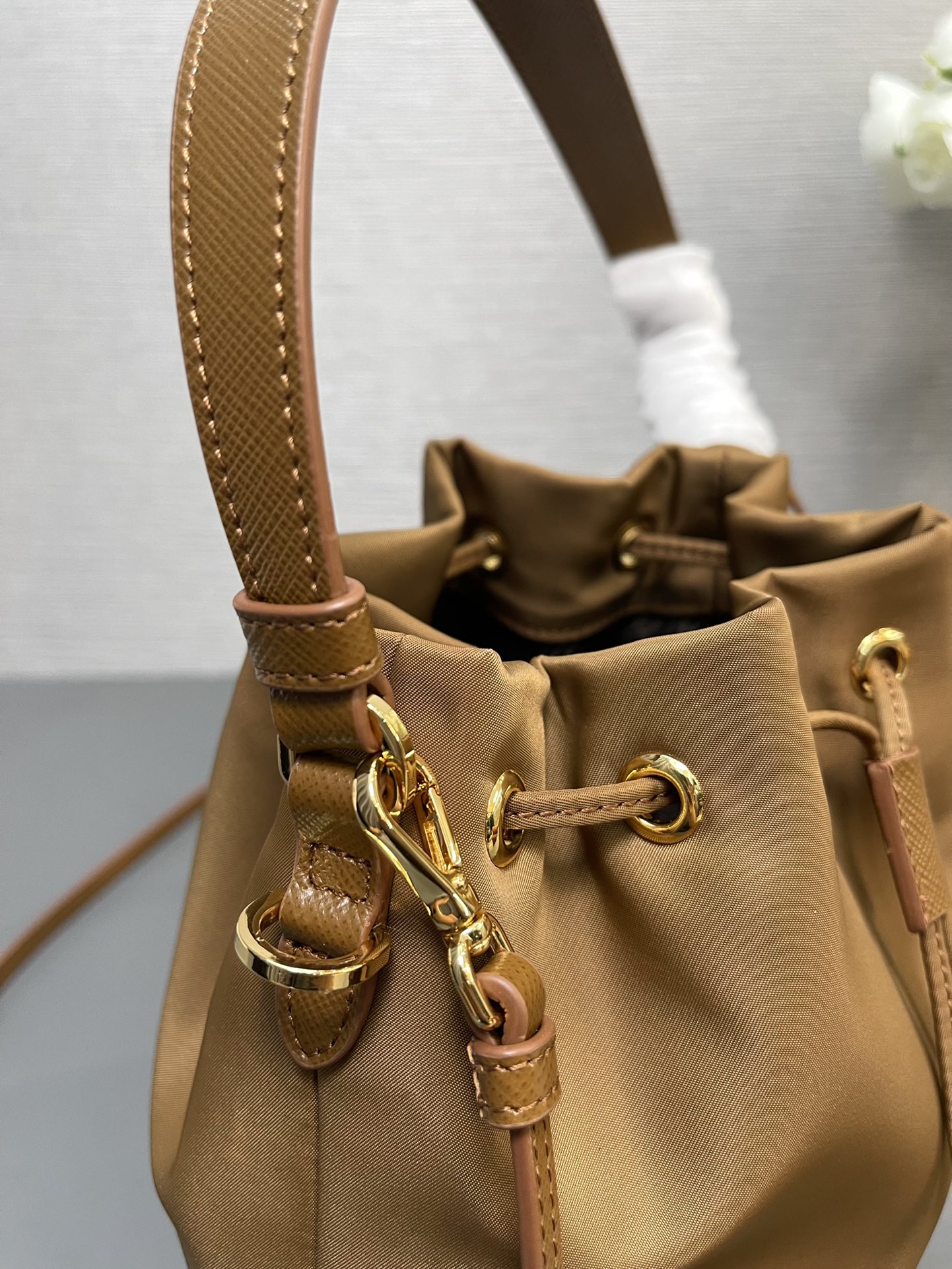 Prada 1BE067 Re-Edition 1978 Re-Nylon Mini-bag Brown