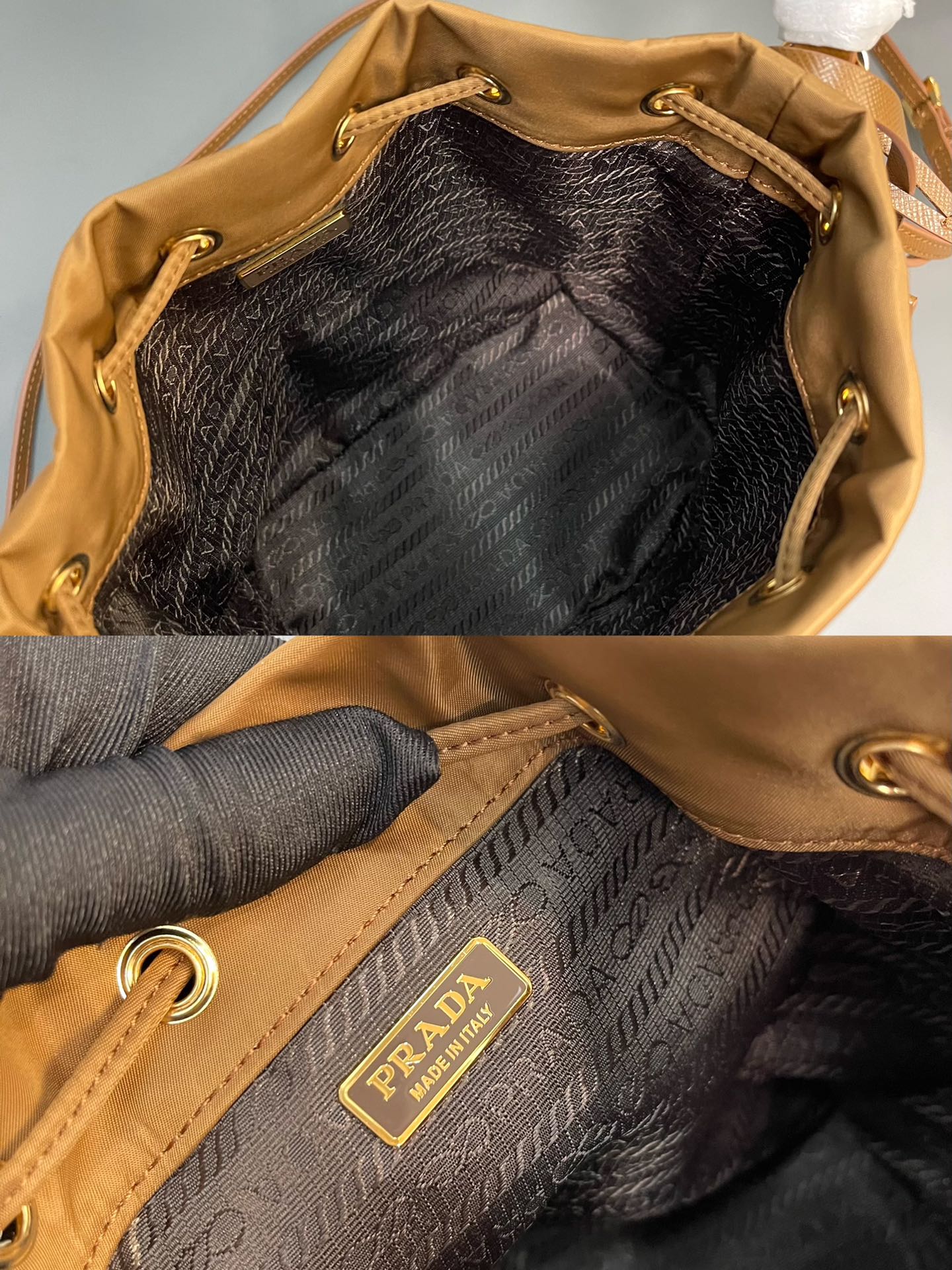 Prada 1BE067 Re-Edition 1978 Re-Nylon Mini-bag Brown