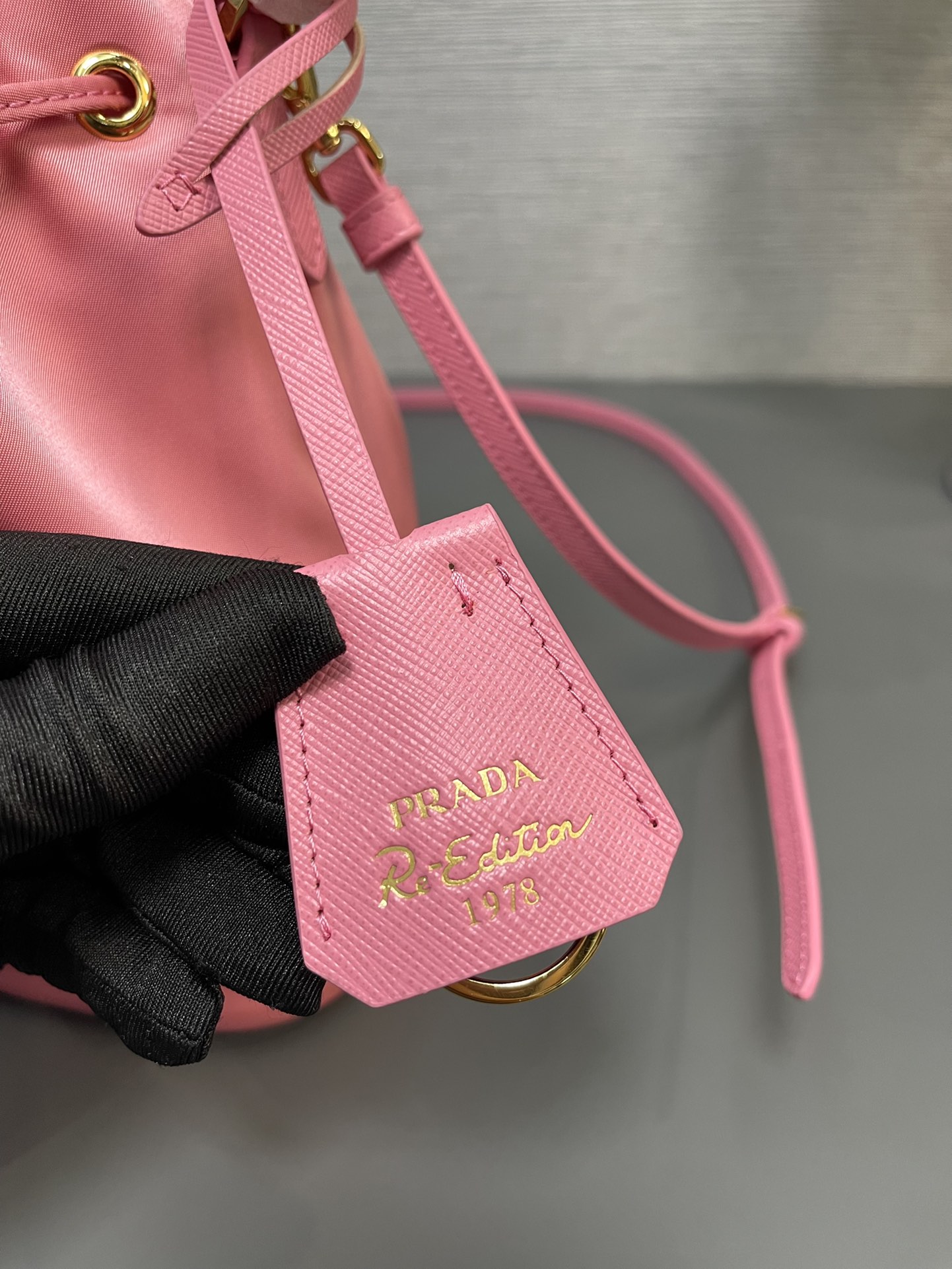 Prada 1BE067 Re-Edition 1978 Re-Nylon Mini-bag Pink