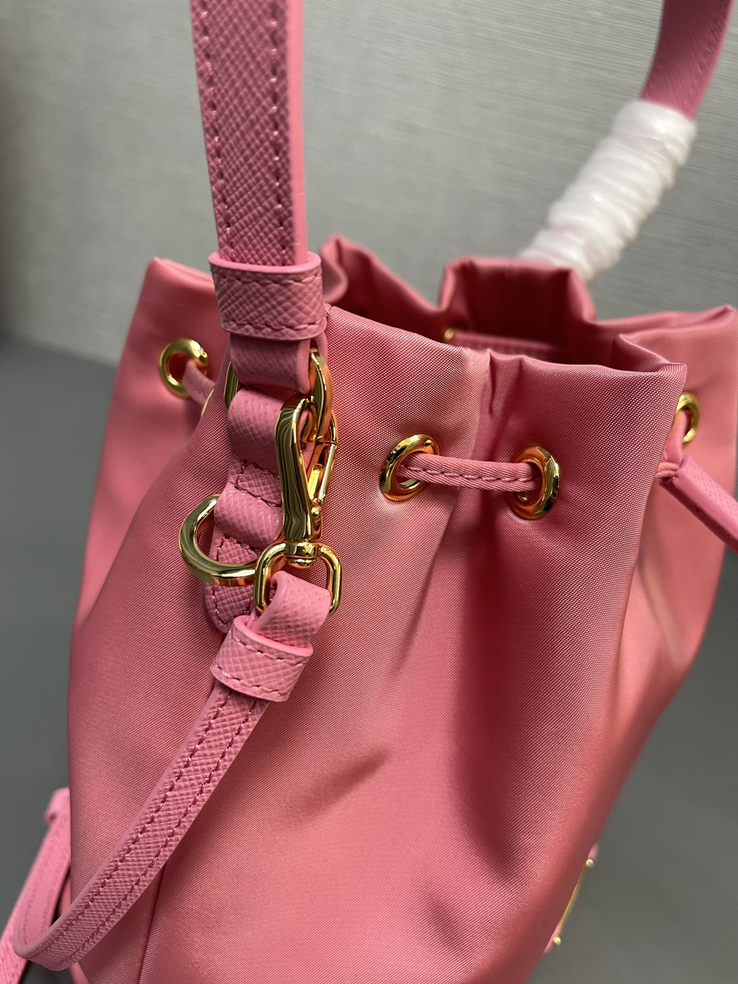 Prada 1BE067 Re-Edition 1978 Re-Nylon Mini-bag Pink