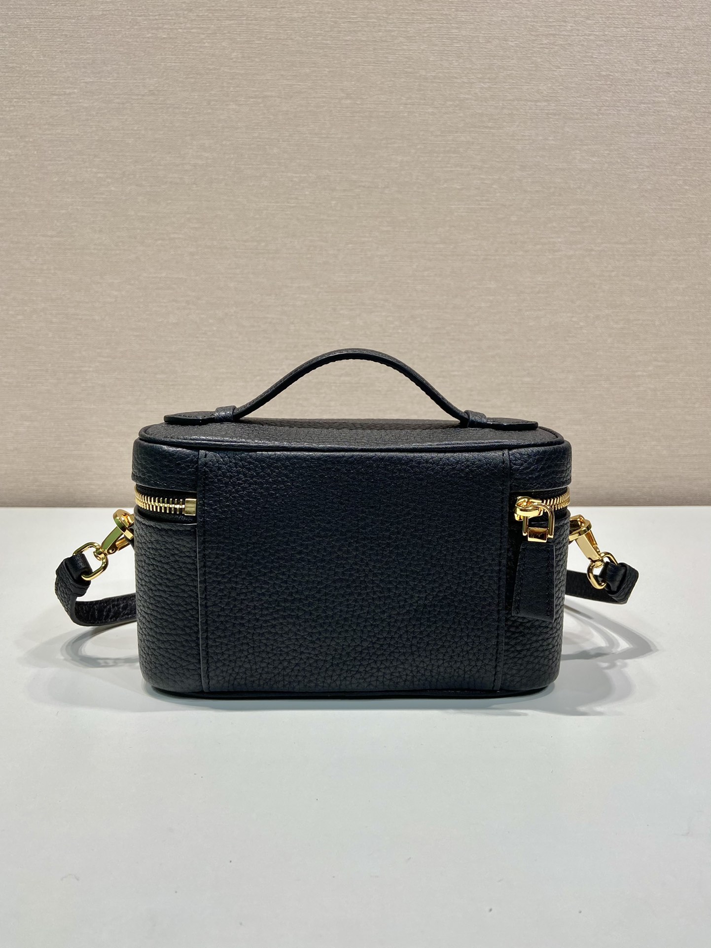 Prada 1BH202 Leather Mini-Bag Black