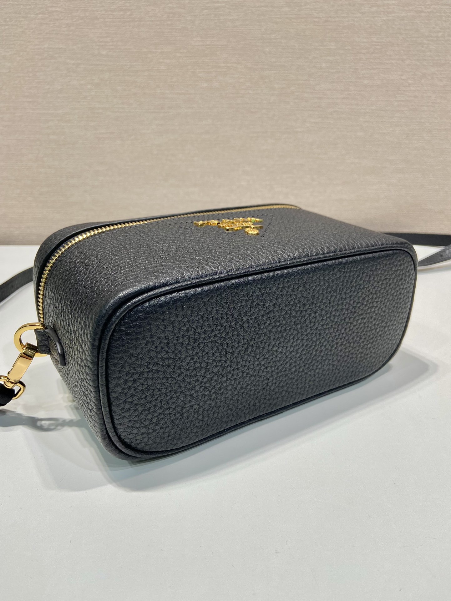 Prada 1BH202 Leather Mini-Bag Black