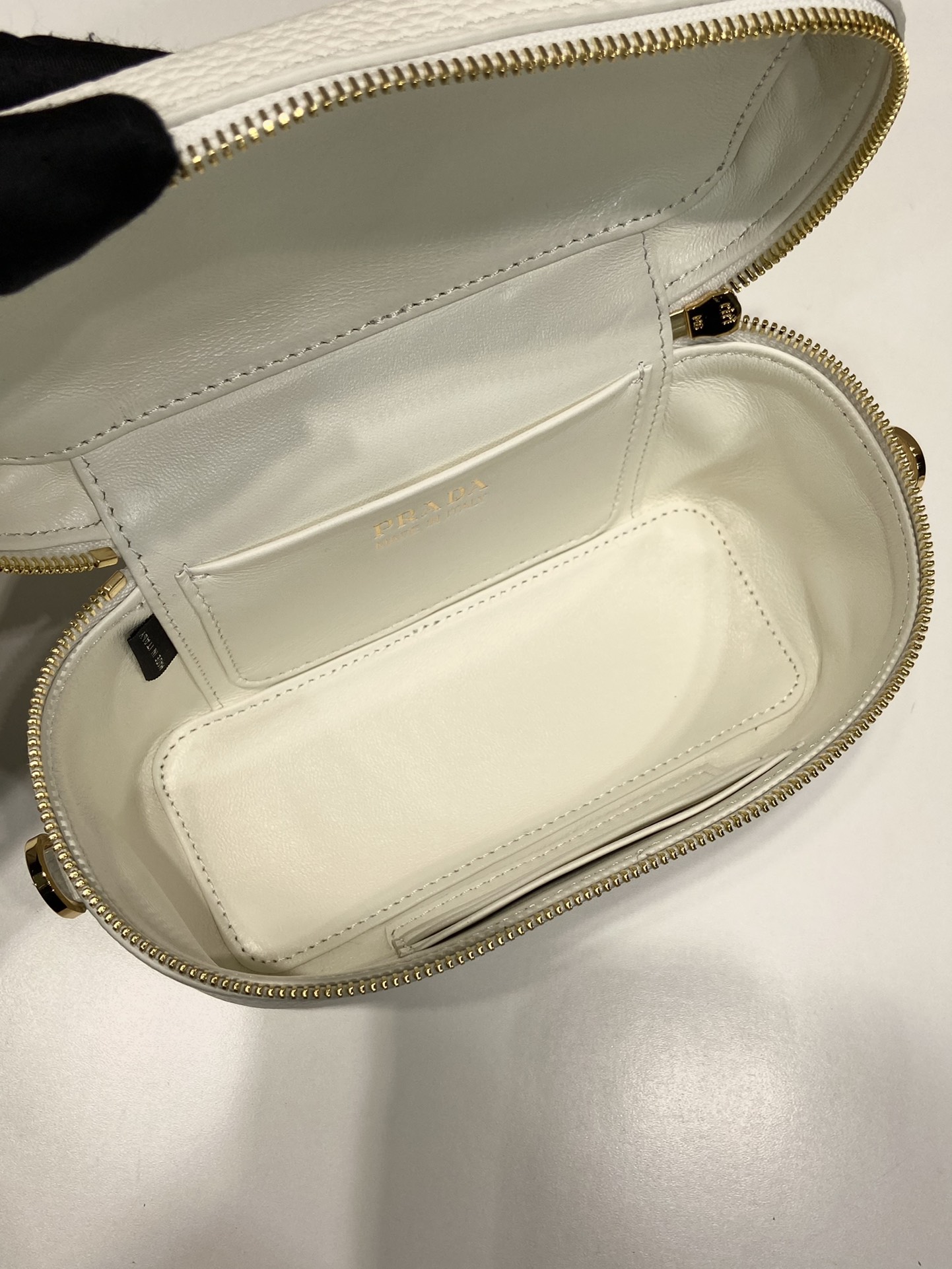 Prada 1BH202 Leather Mini-Bag White