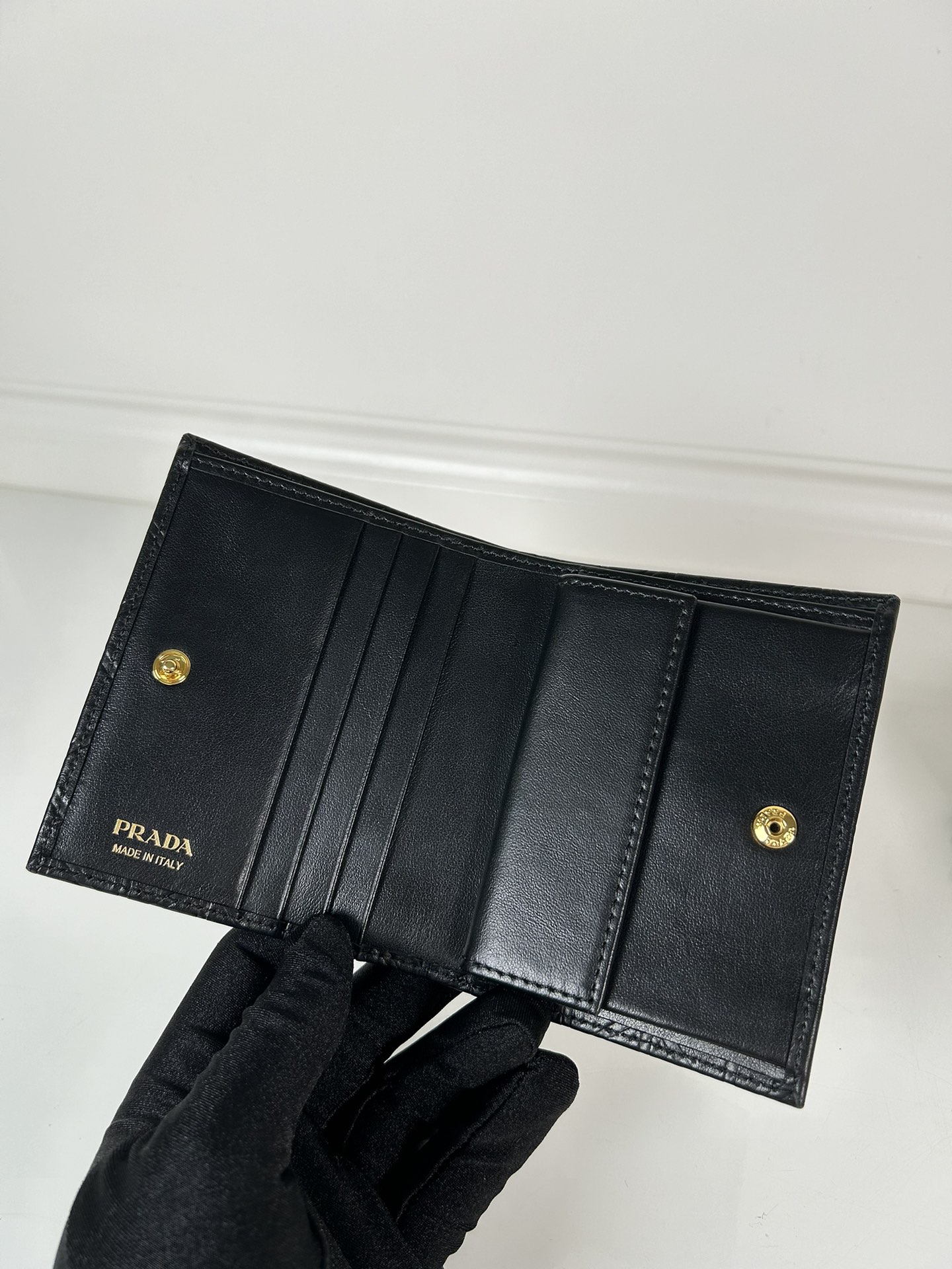 Prada 1M0204-1 Wallet Black