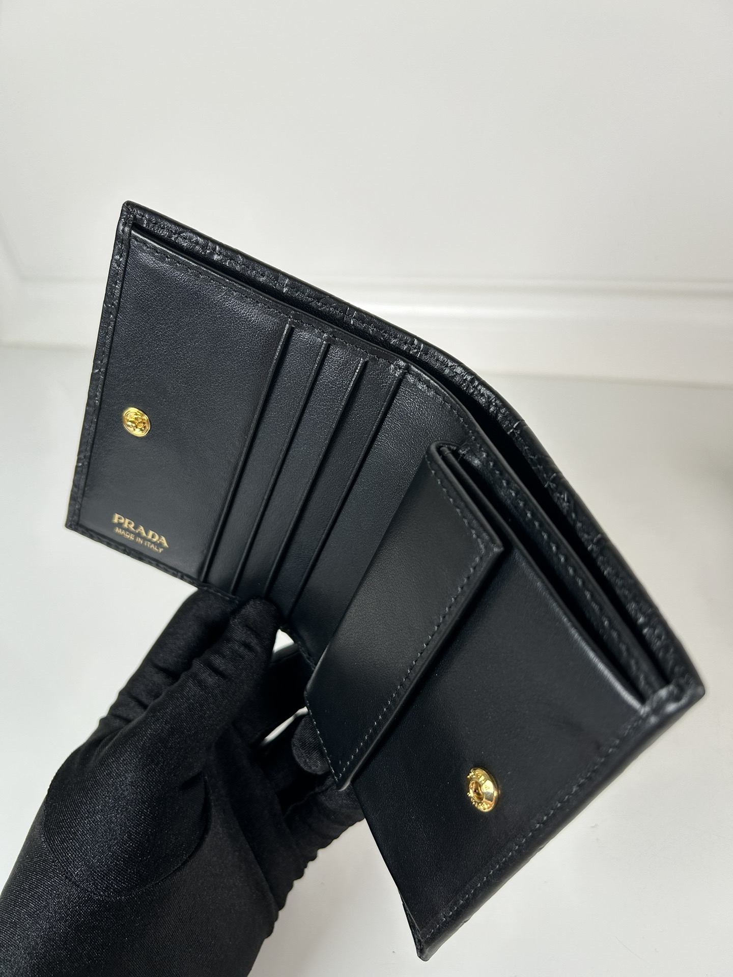 Prada 1M0204-1 Wallet Black