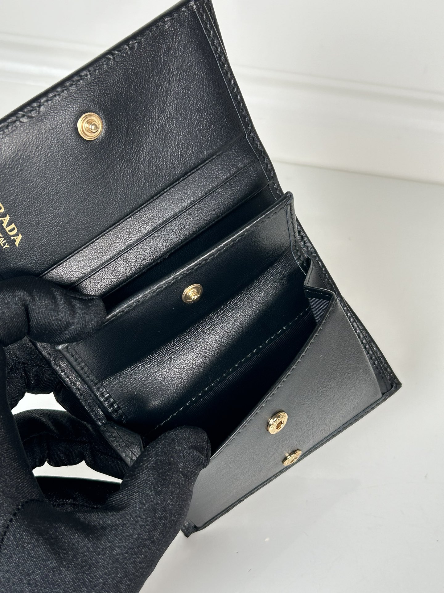 Prada 1M0204 Wallet Black