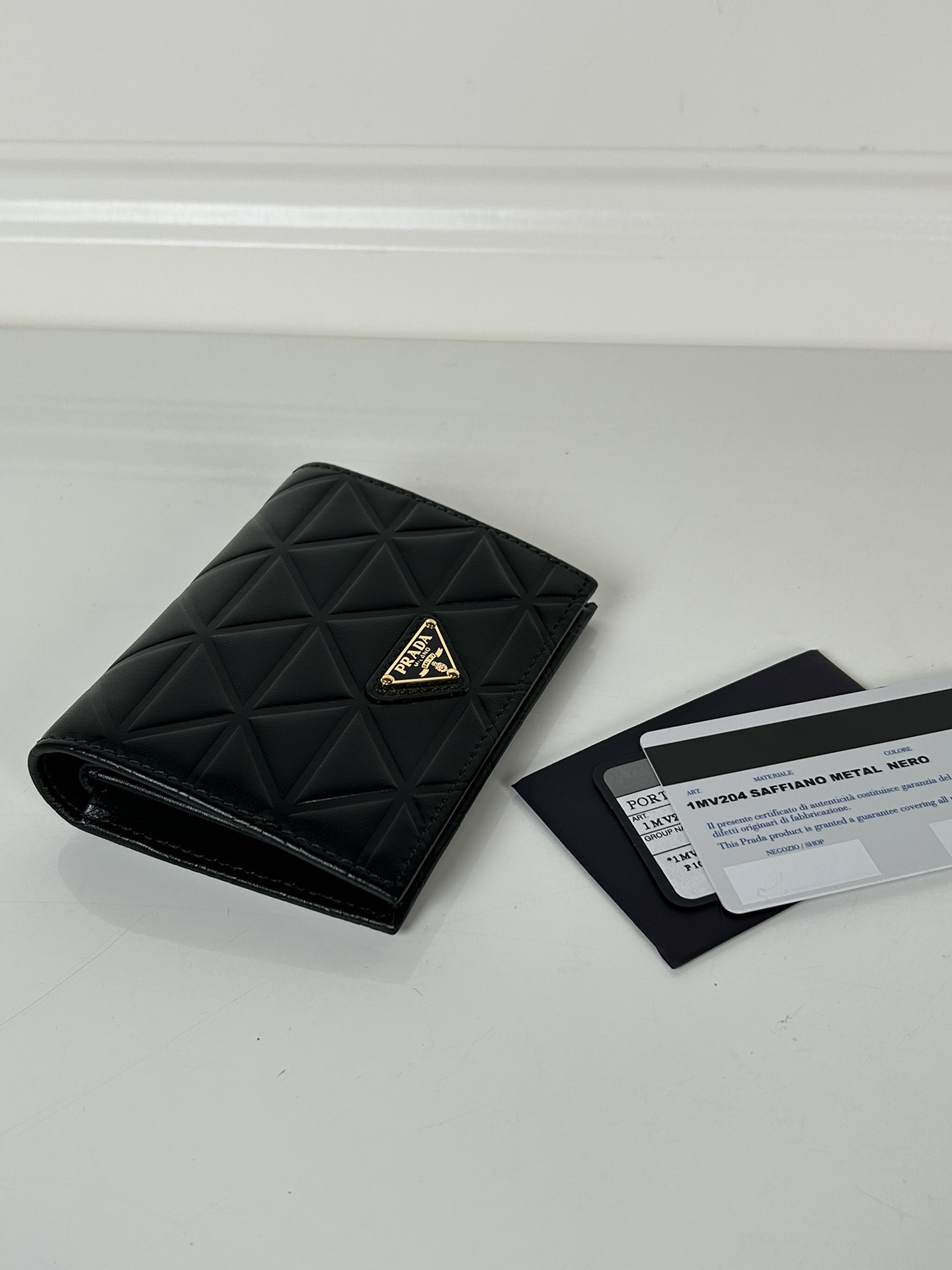 Prada 1M0204 Wallet Black