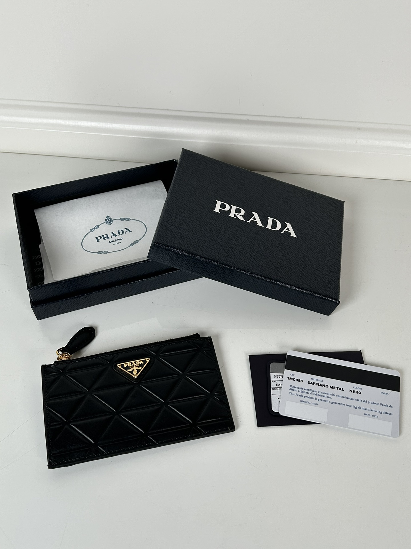 Prada 1MC086-1 Wallet Black