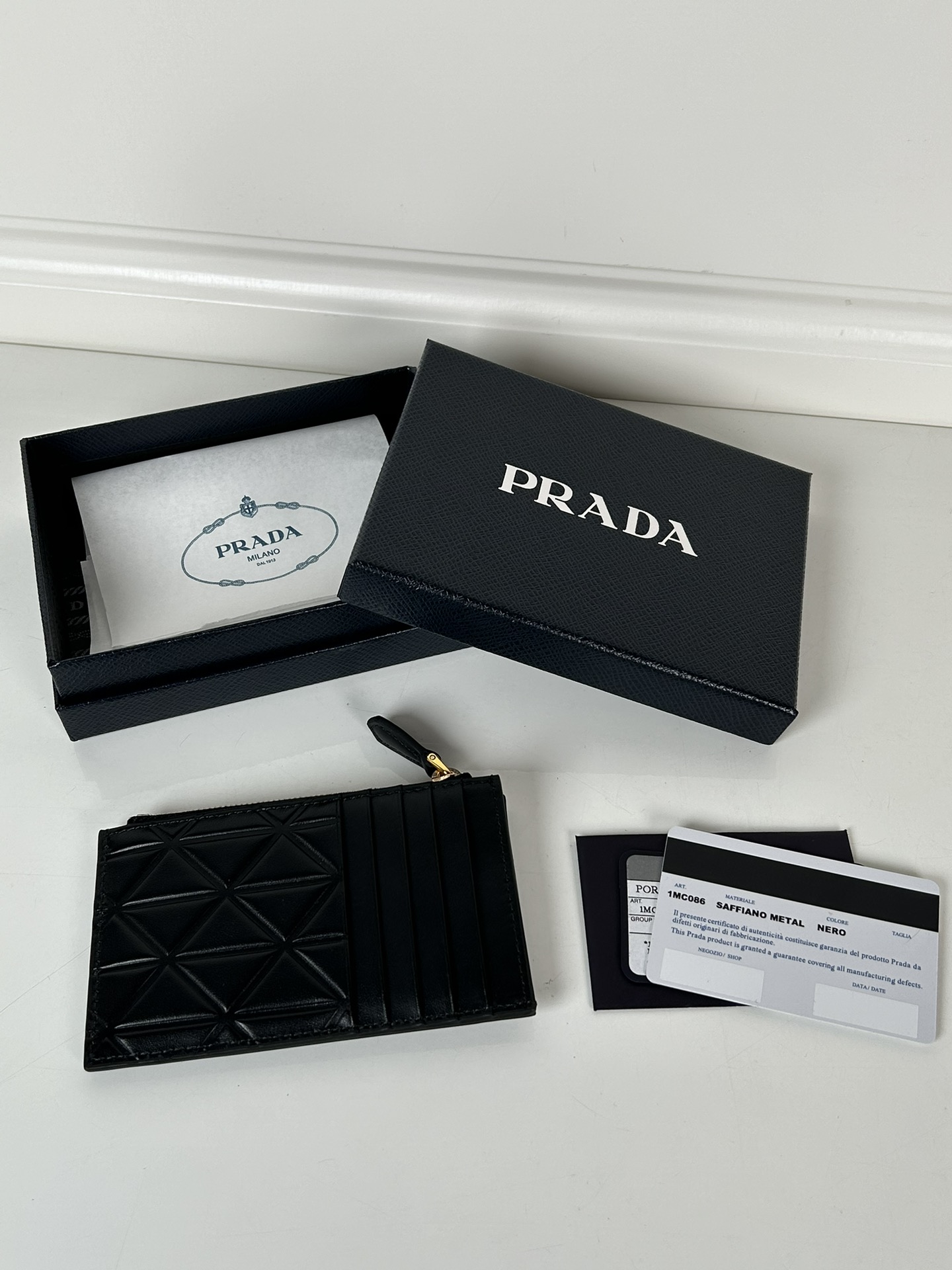 Prada 1MC086-1 Wallet Black