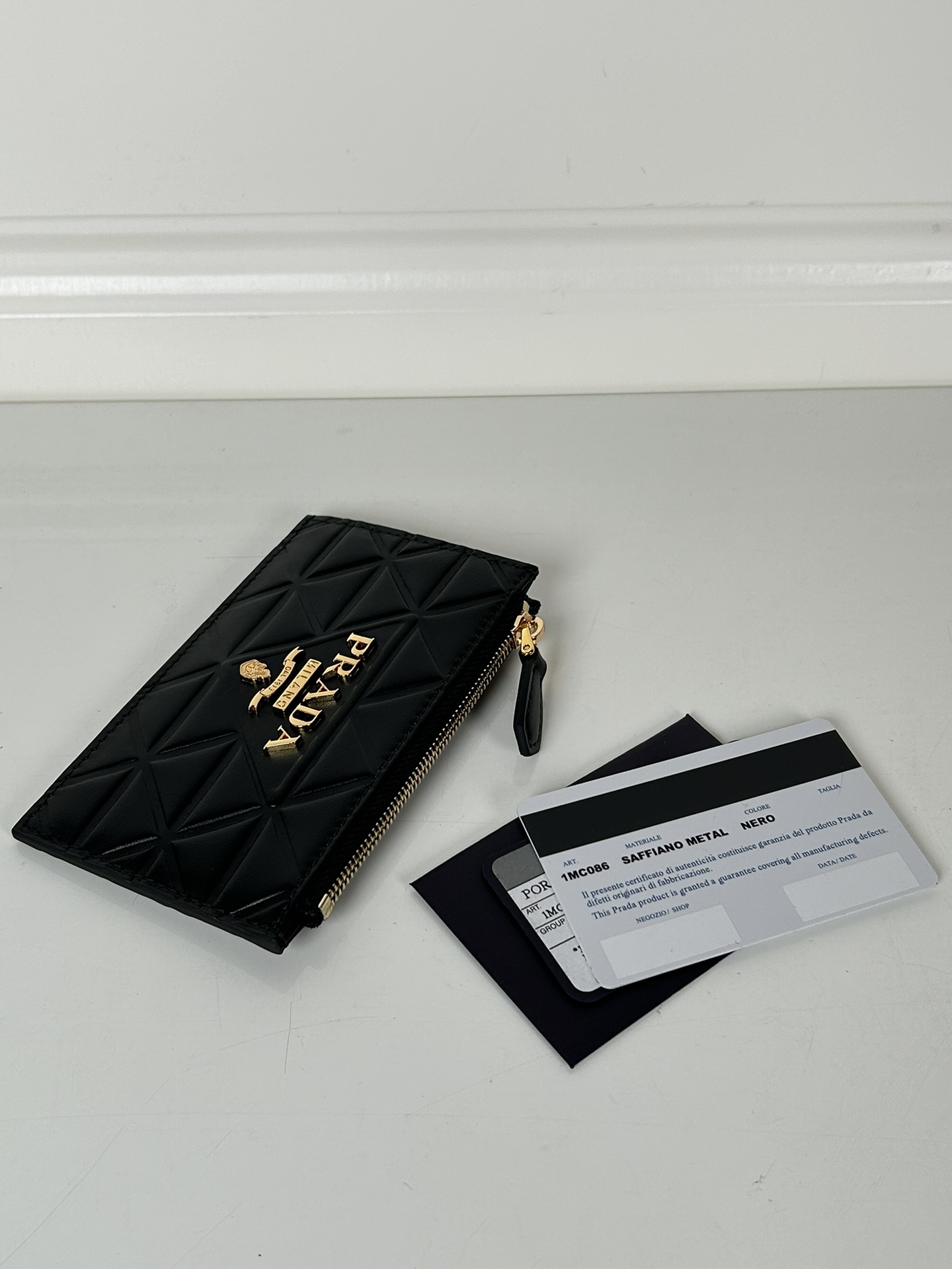 Prada 1MC086 Wallet Black