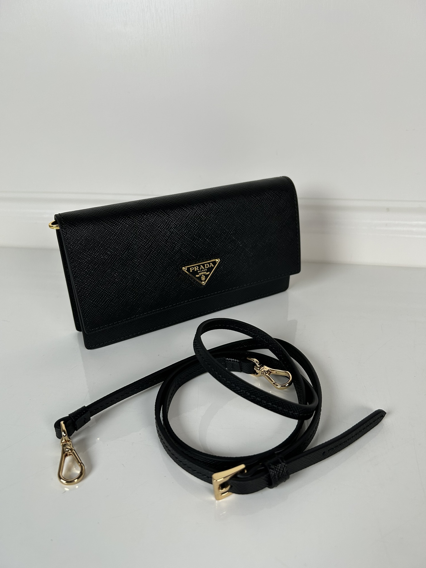 Prada 1MF059 Wallet Black