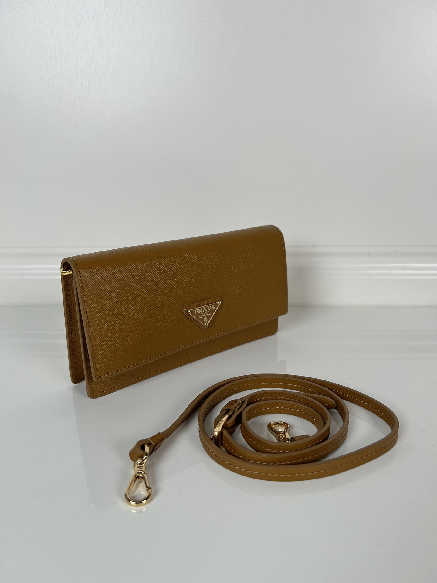 Prada 1MF059 Wallet Brown