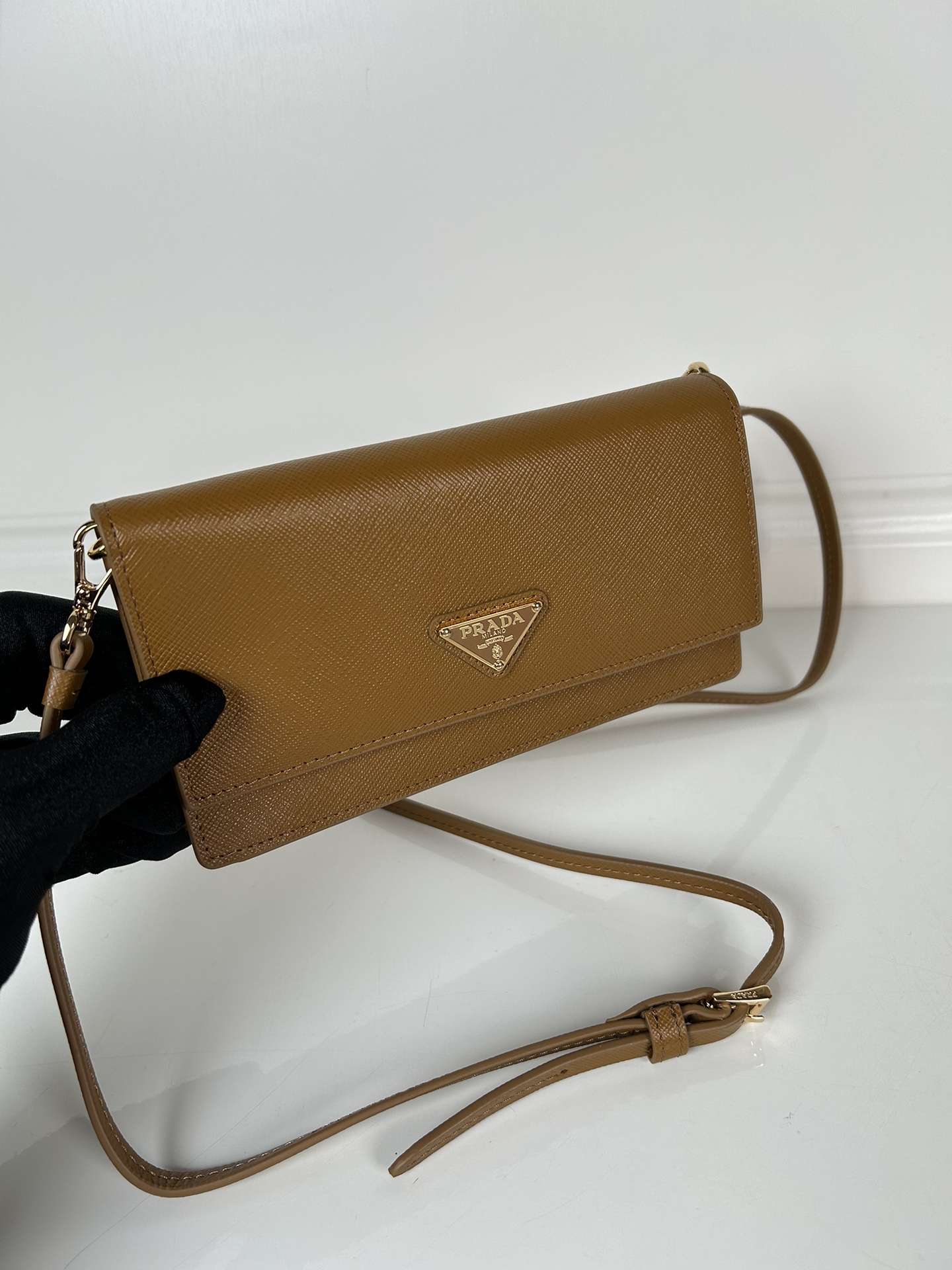 Prada 1MF059 Wallet Brown