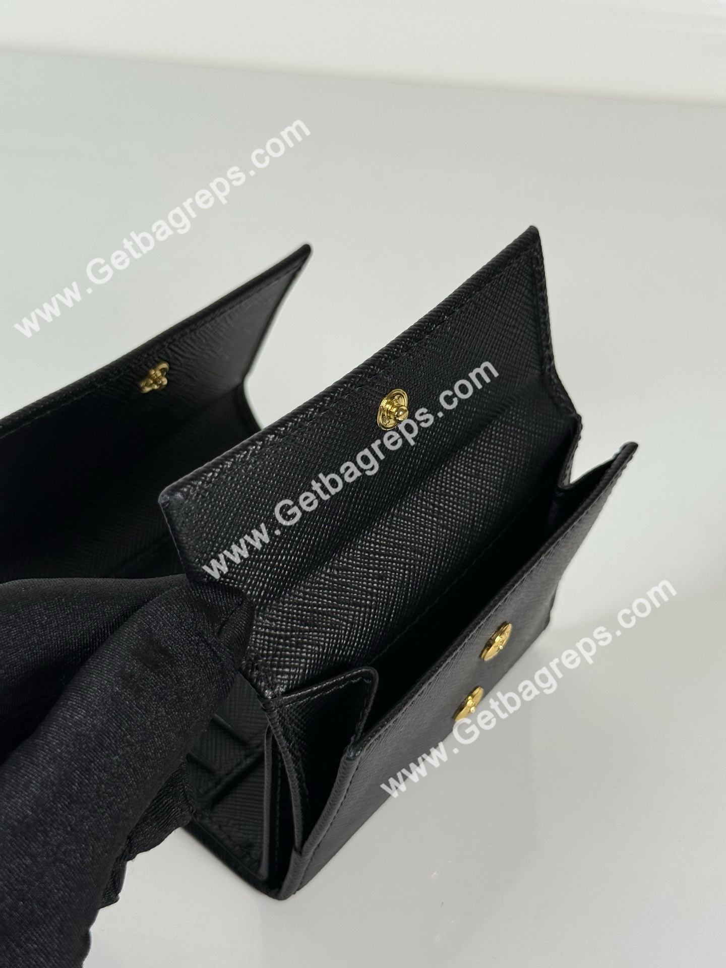 Prada 1MH043 Women Wallet Black-2