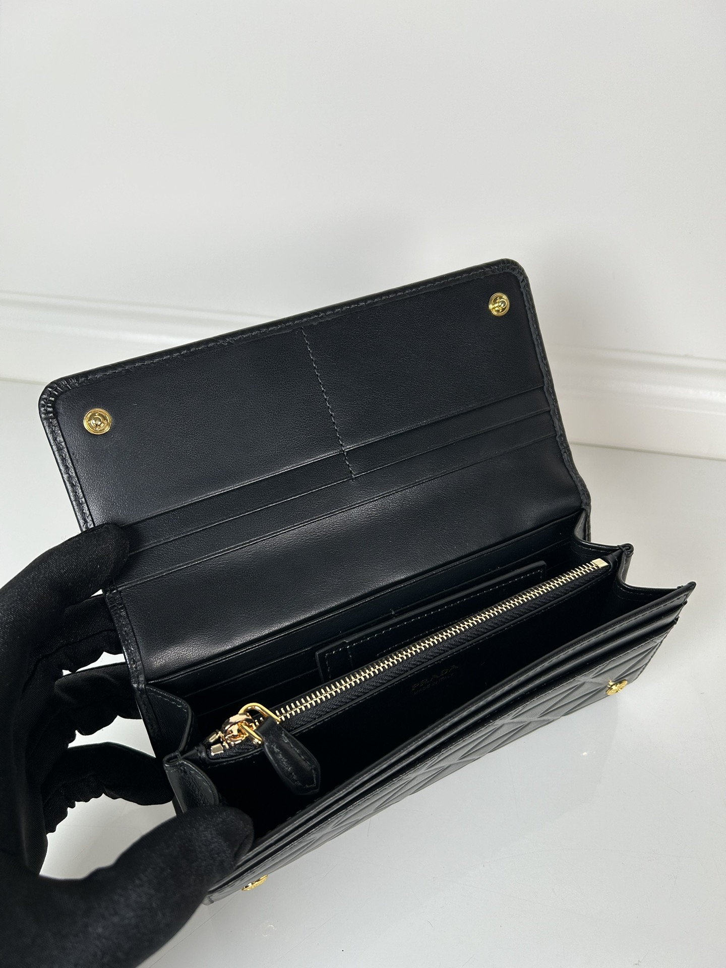 Prada 1MH132-1 Wallet Black