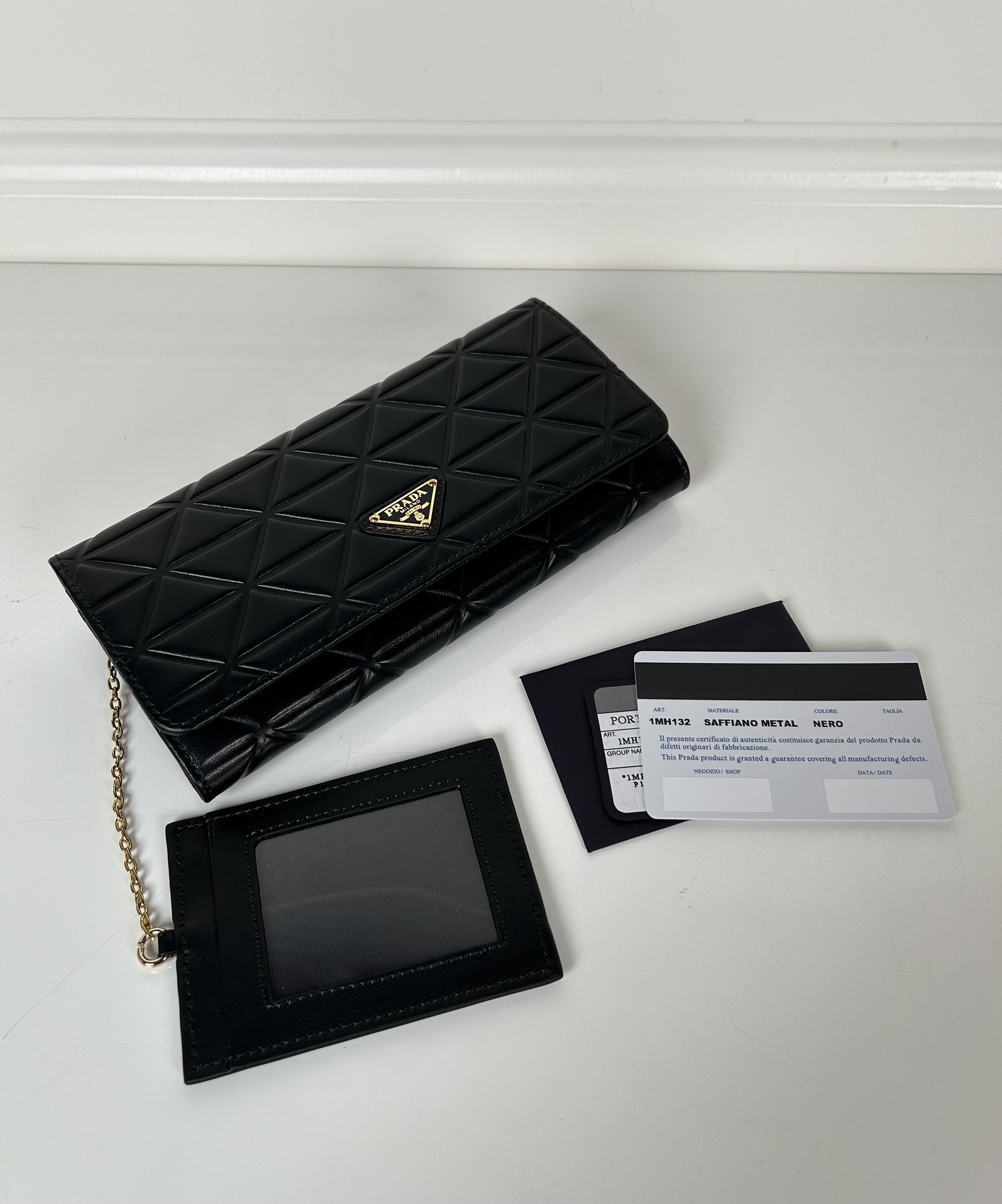 Prada 1MH132-1 Wallet Black