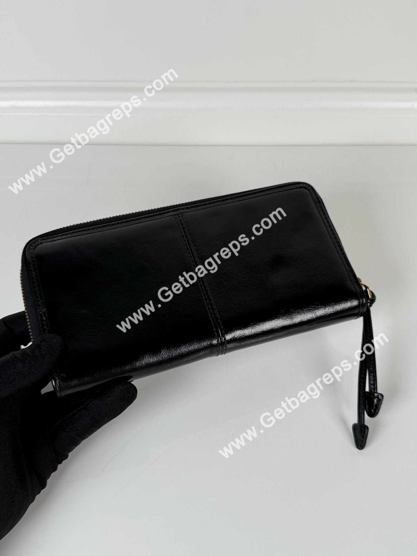Prada 1MH132 Men Wallet Black-3