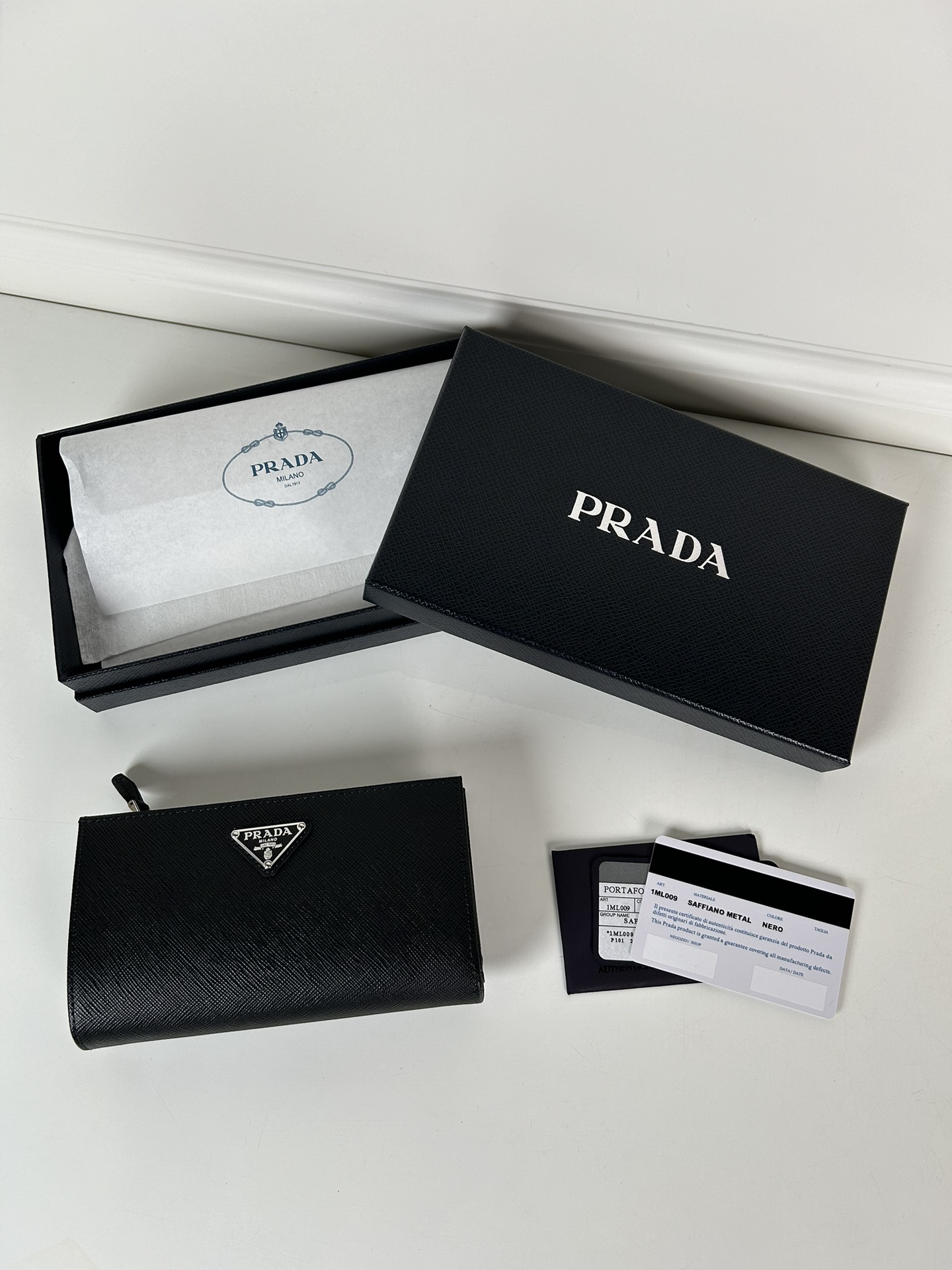 Prada 1ML009-1 Wallet Black