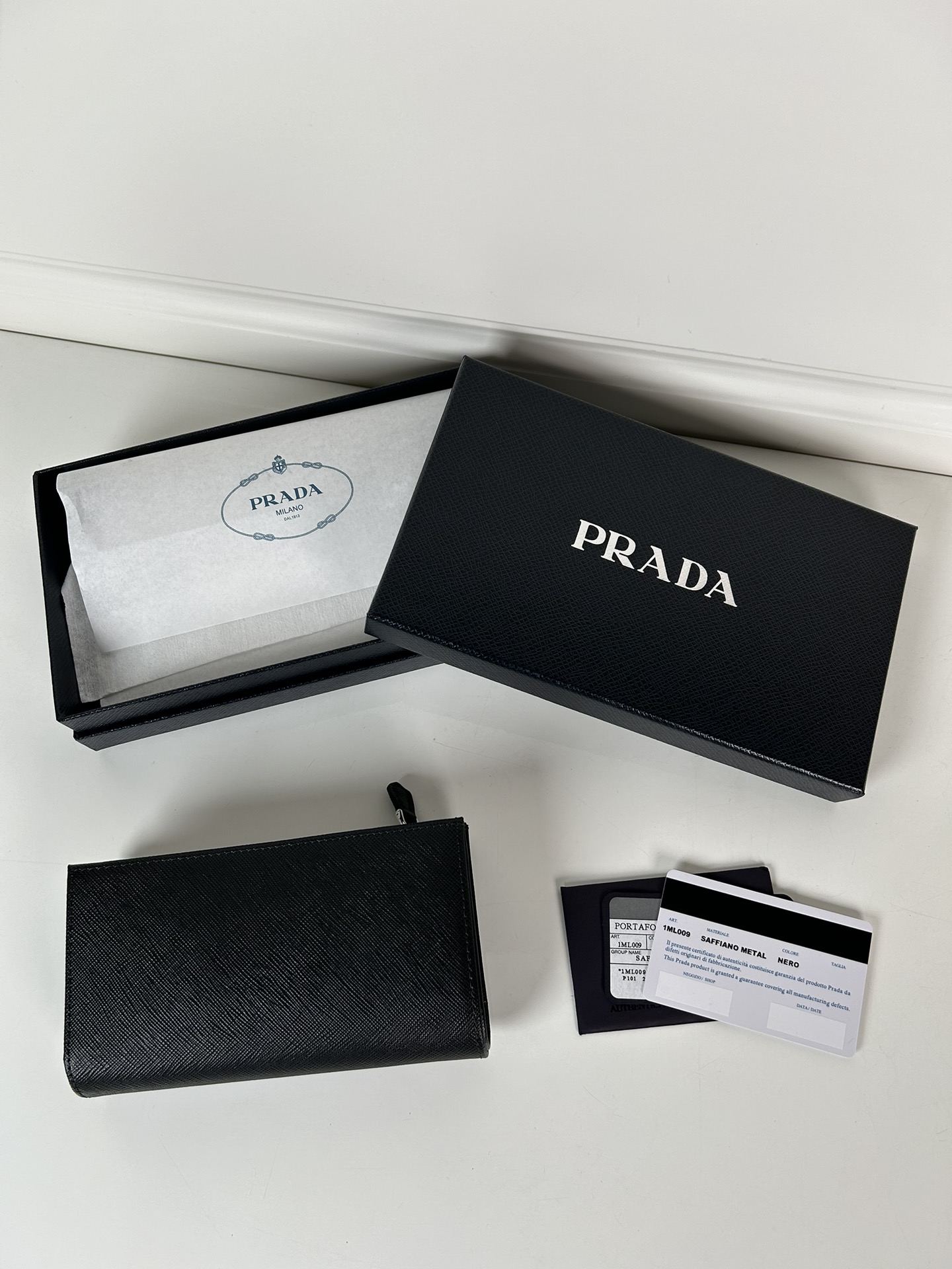 Prada 1ML009-1 Wallet Black