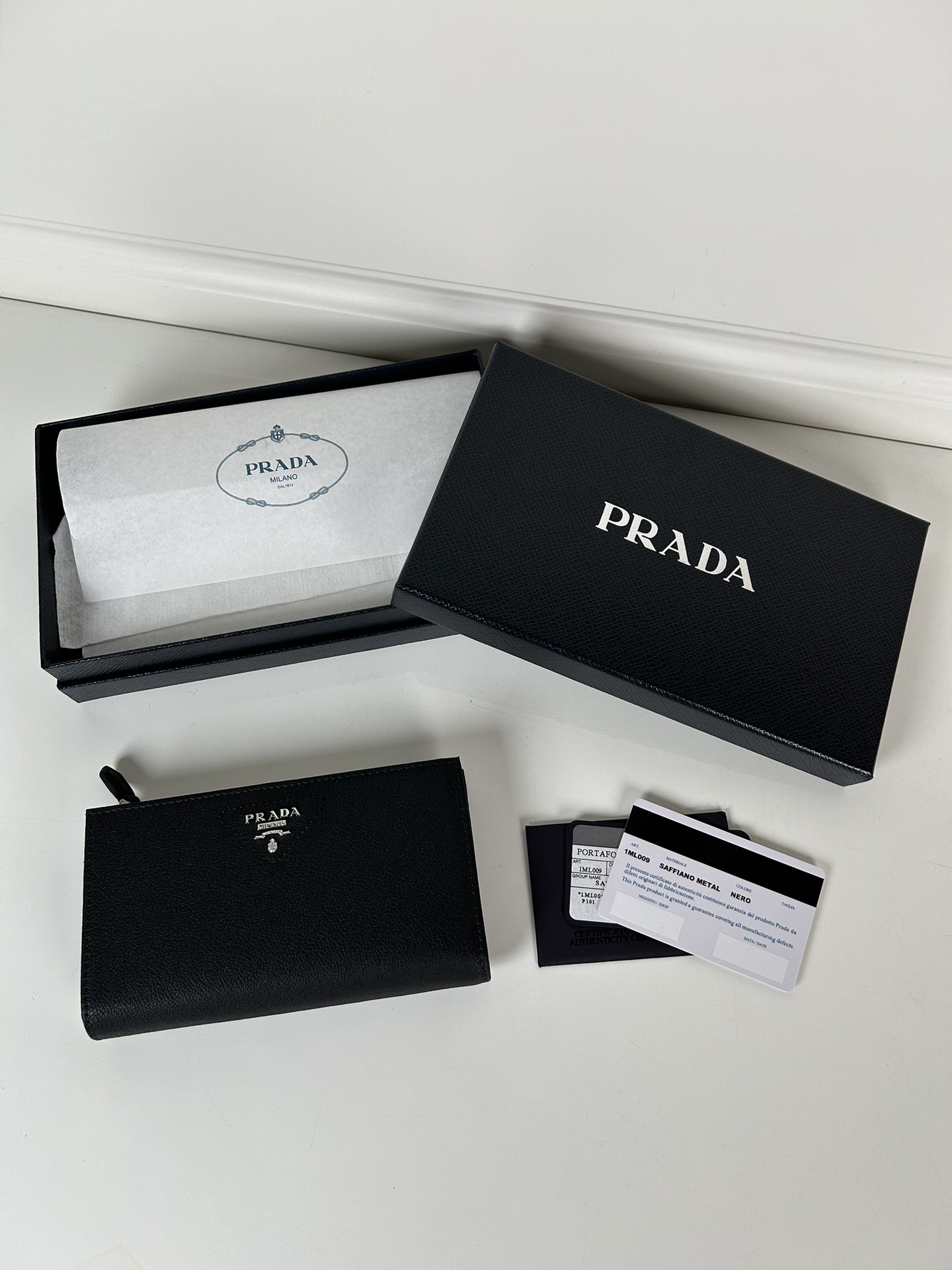Prada 1ML009-2 Wallet Black