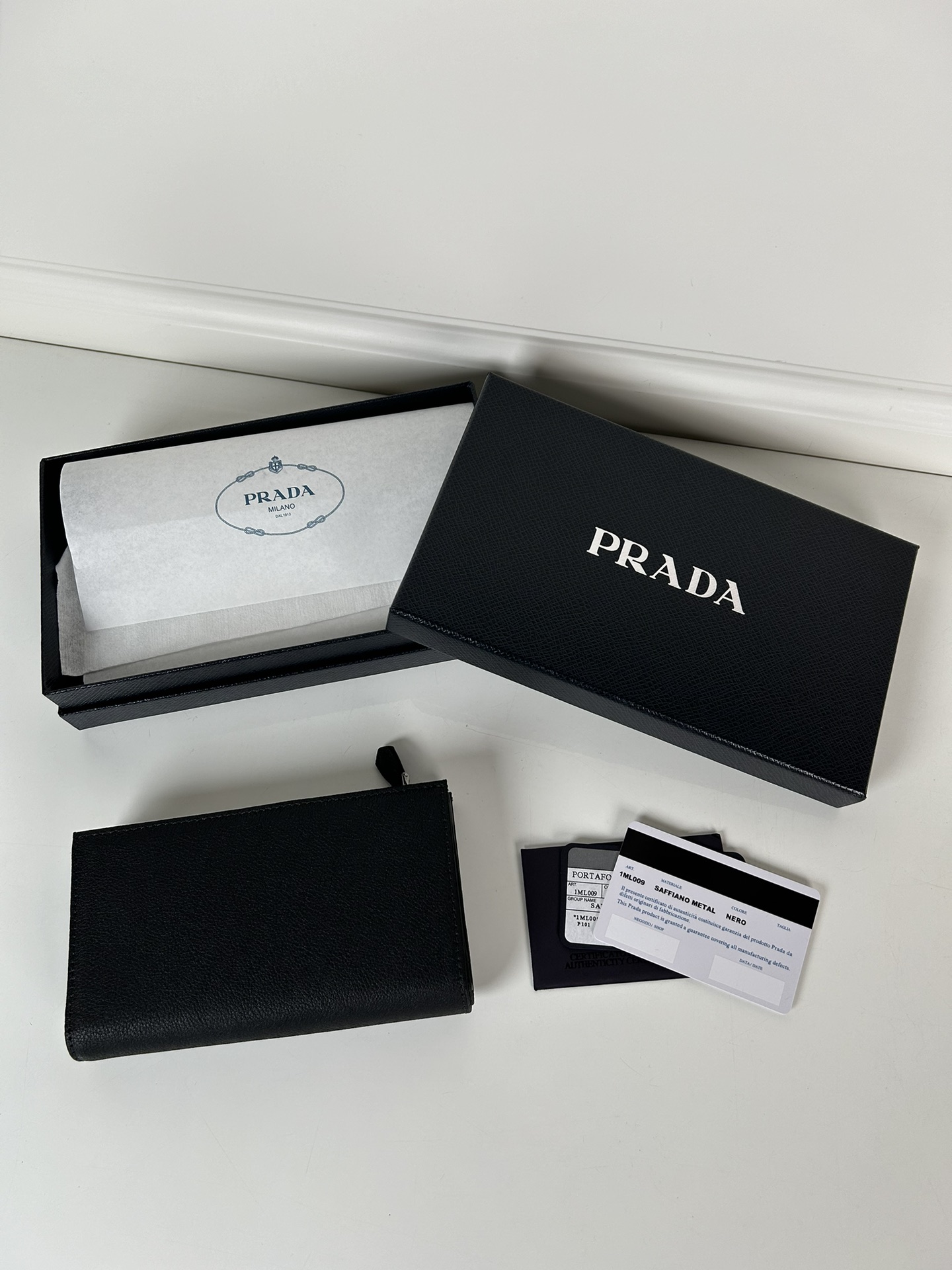 Prada 1ML009-2 Wallet Black