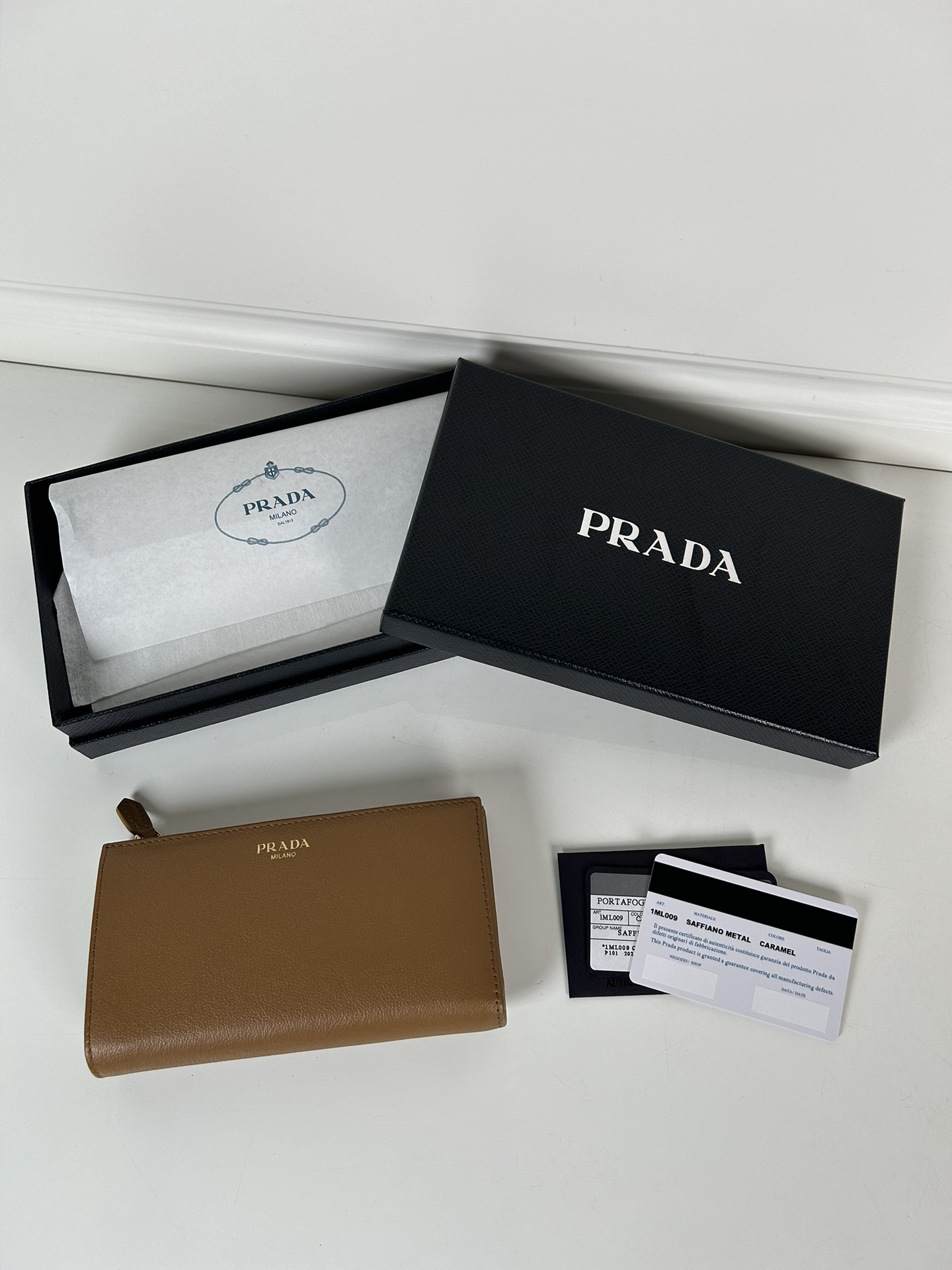 Prada 1ML009-3 Wallet Black