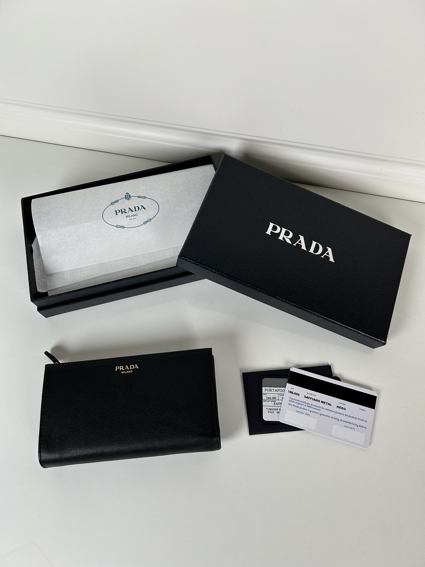 Prada 1ML009-4 Wallet Black