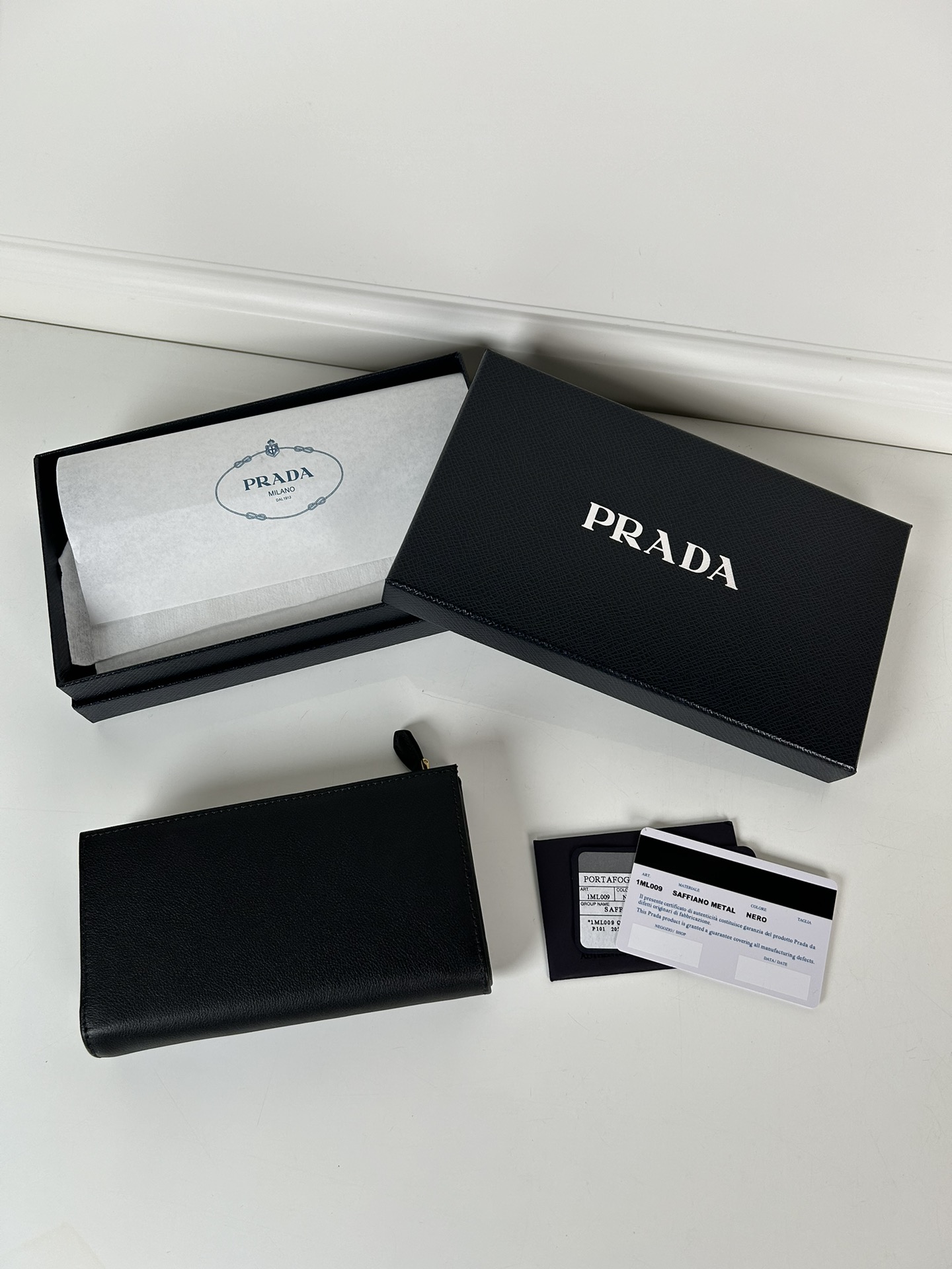 Prada 1ML009-4 Wallet Black