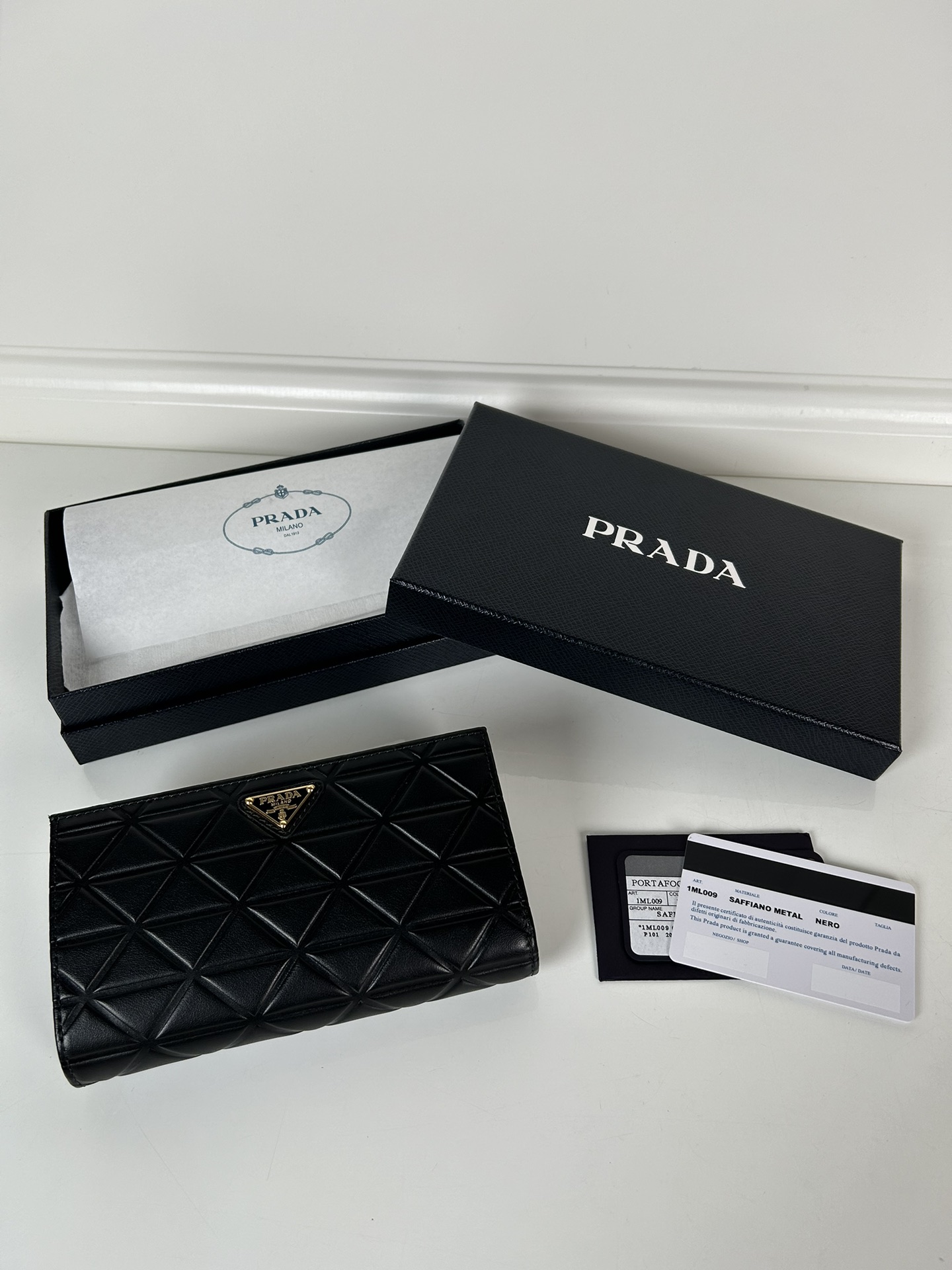 Prada 1ML009-5 Wallet Black