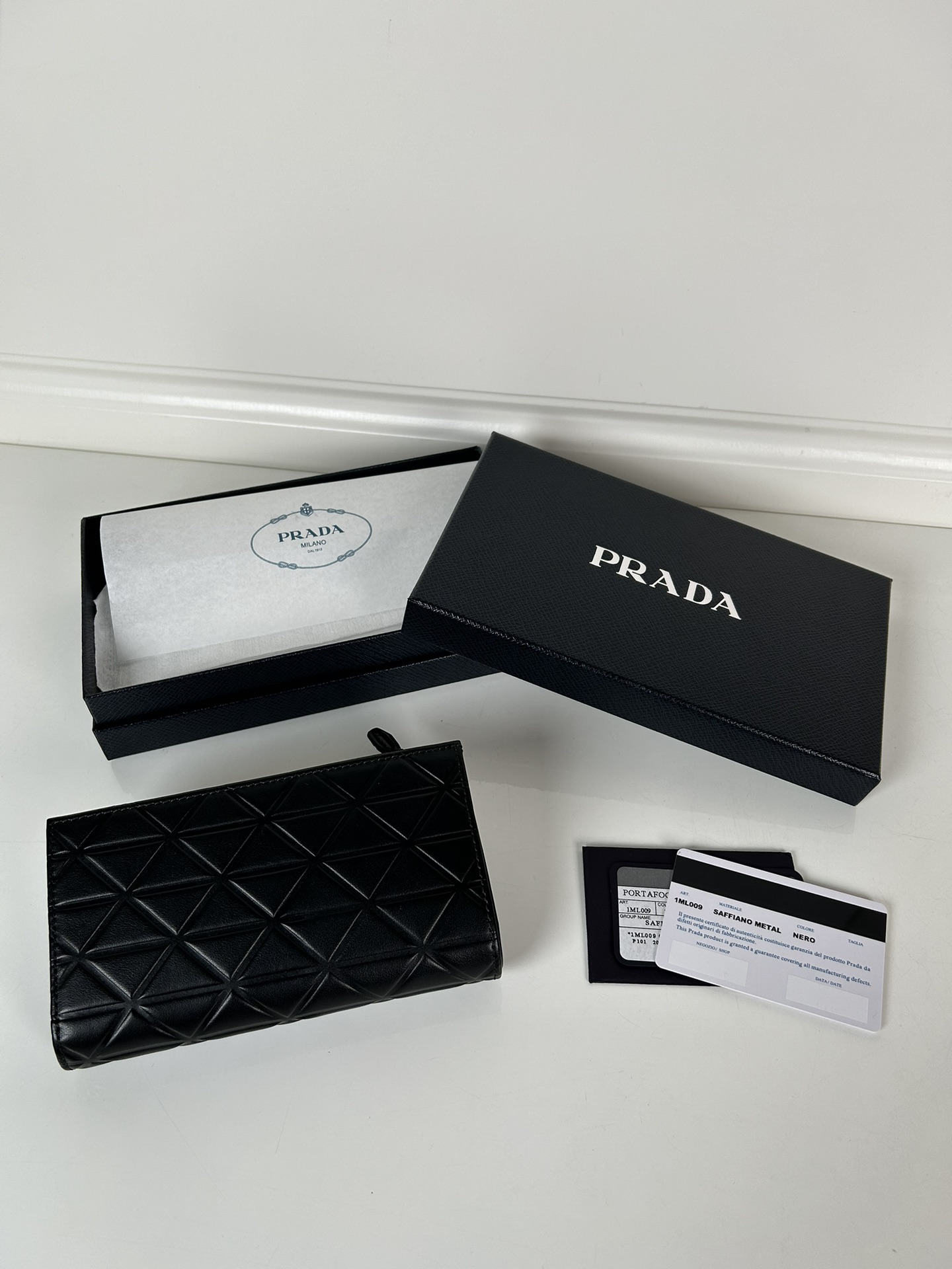 Prada 1ML009-5 Wallet Black