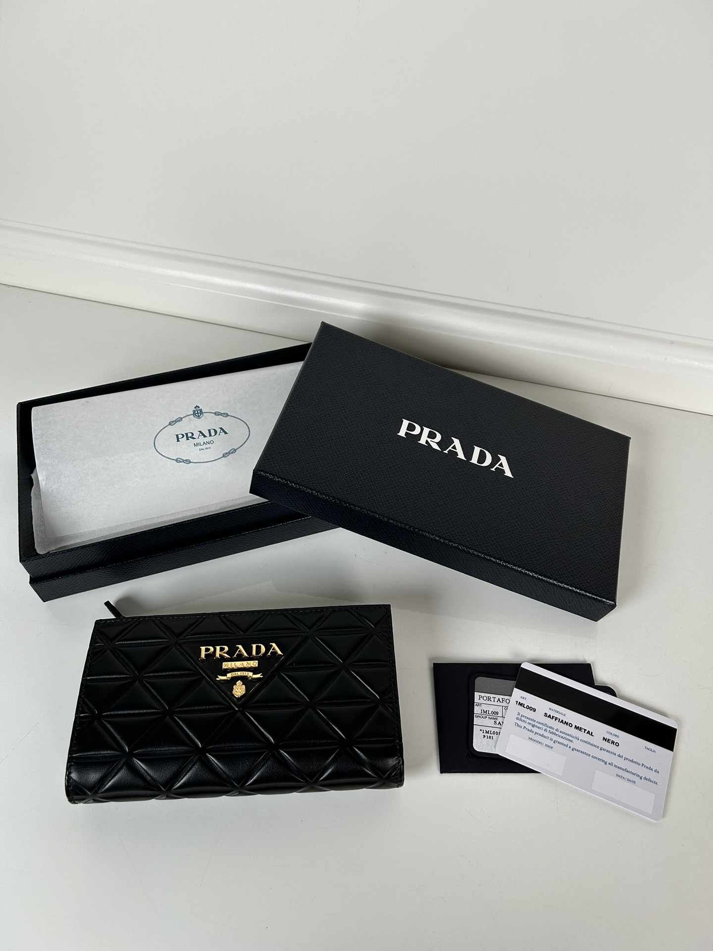 Prada 1ML009-6 Wallet Black