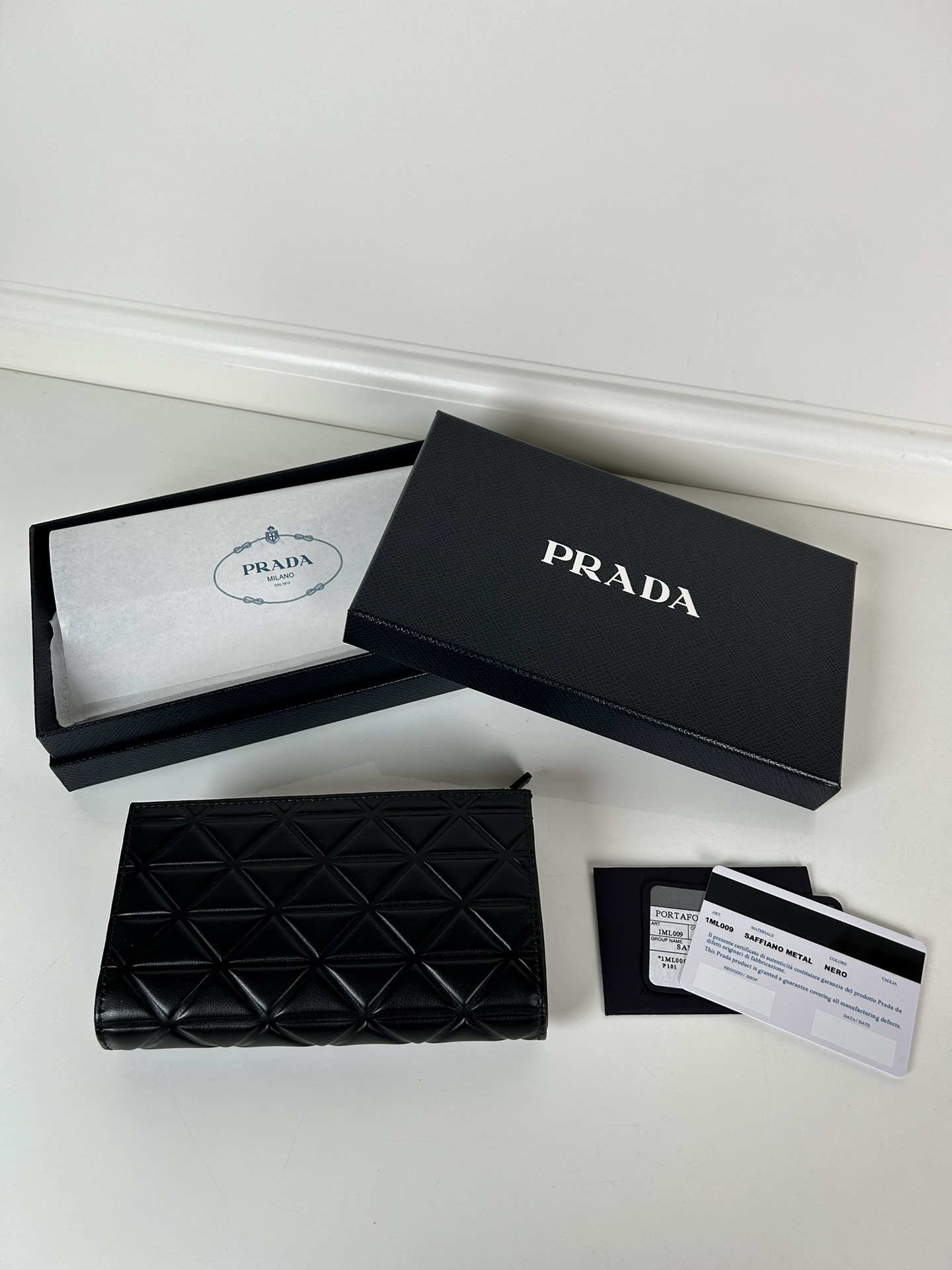 Prada 1ML009-6 Wallet Black