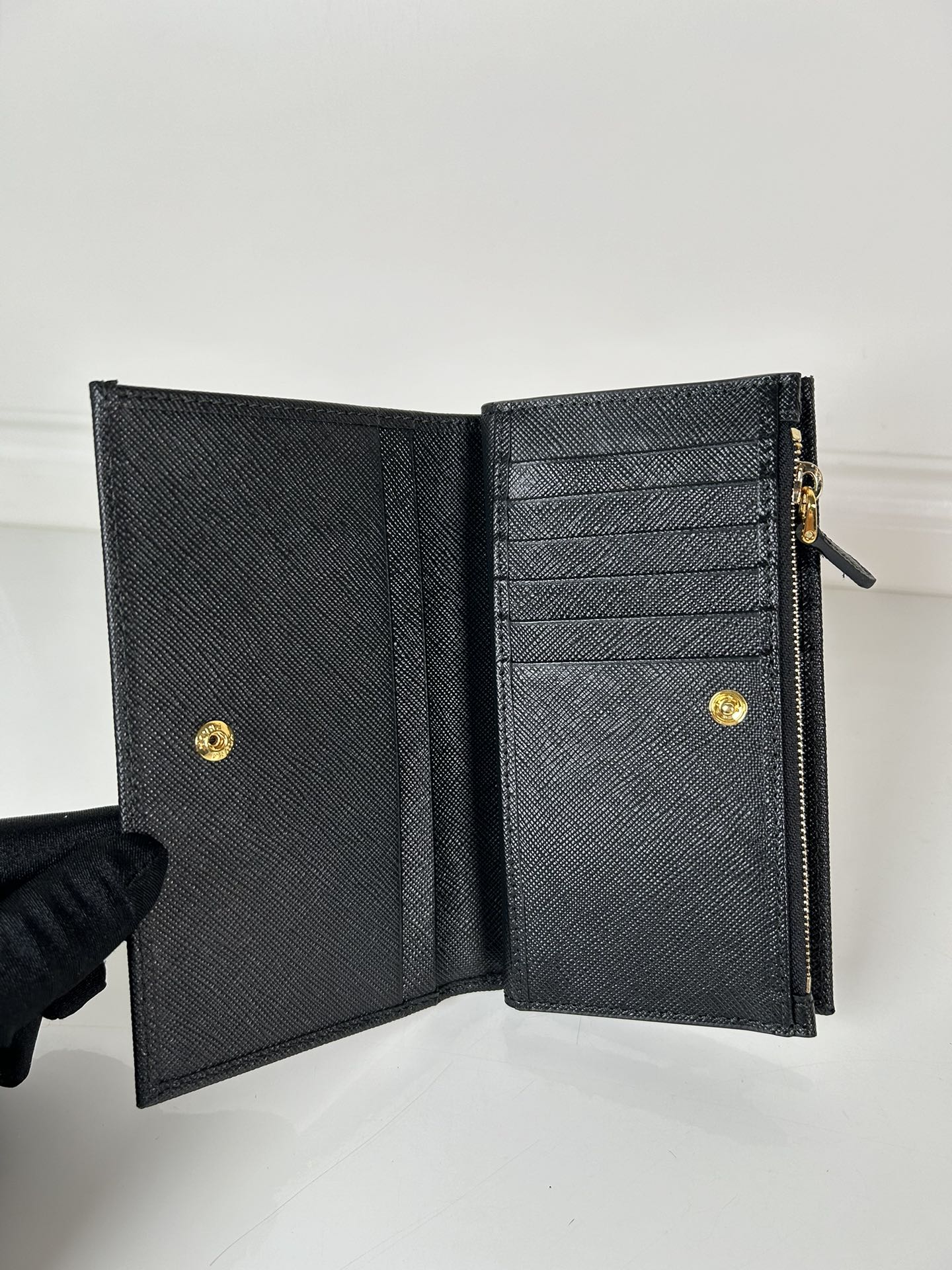 Prada 1ML009 Wallet Black