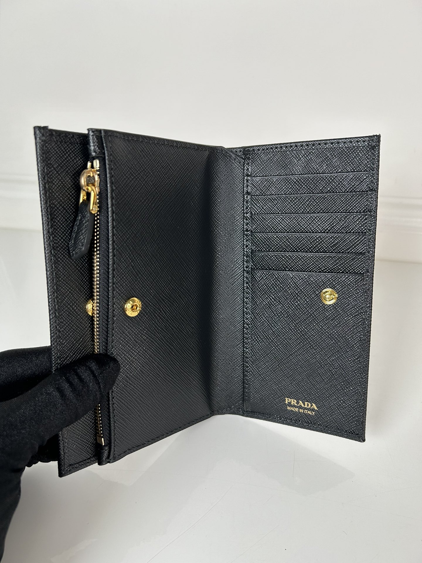 Prada 1ML009 Wallet Black